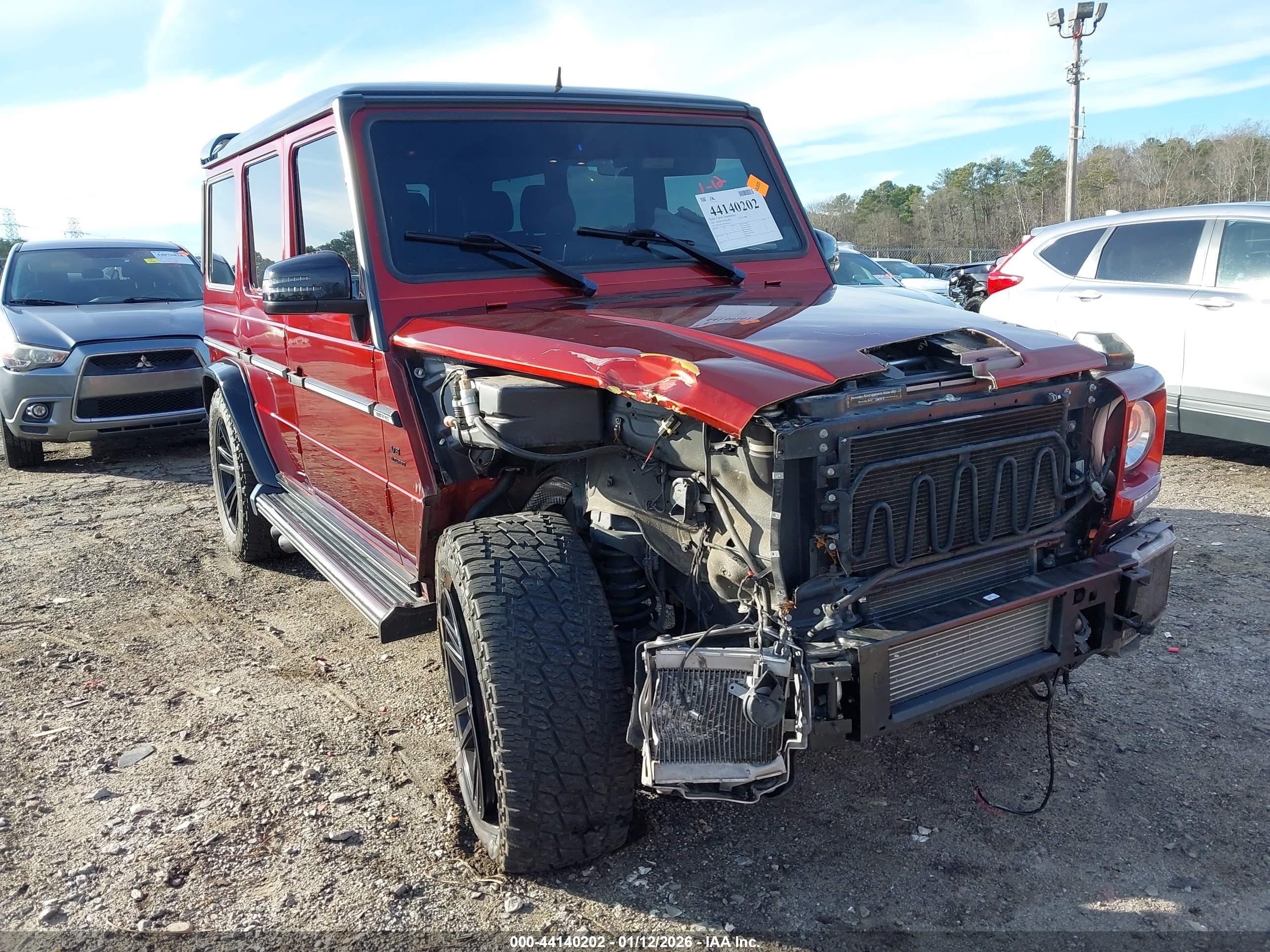 2015 Mercedes-benz G 63 Amg 4matic Red vin: WDCYC7DF7FX240142