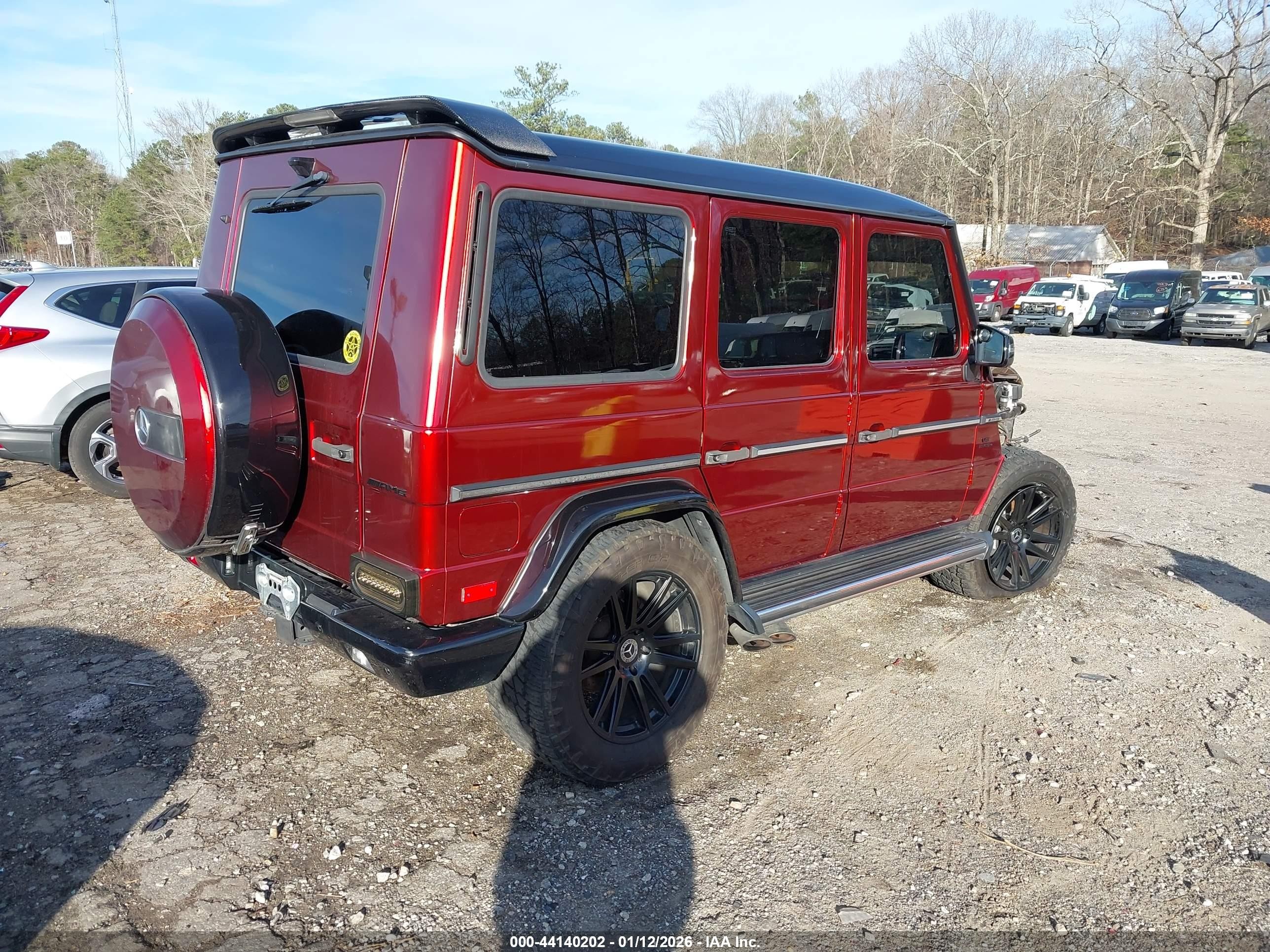 2015 Mercedes-benz G 63 Amg 4matic Red vin: WDCYC7DF7FX240142
