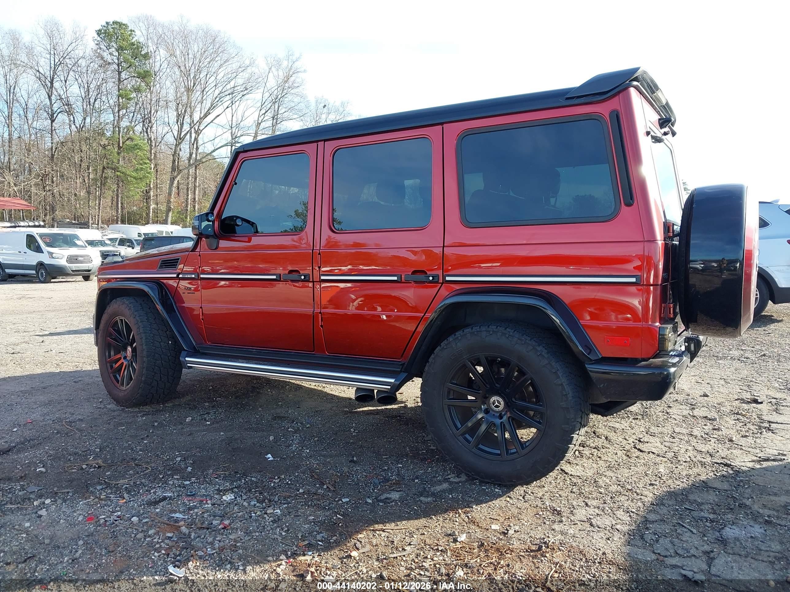 2015 Mercedes-benz G 63 Amg 4matic Red vin: WDCYC7DF7FX240142