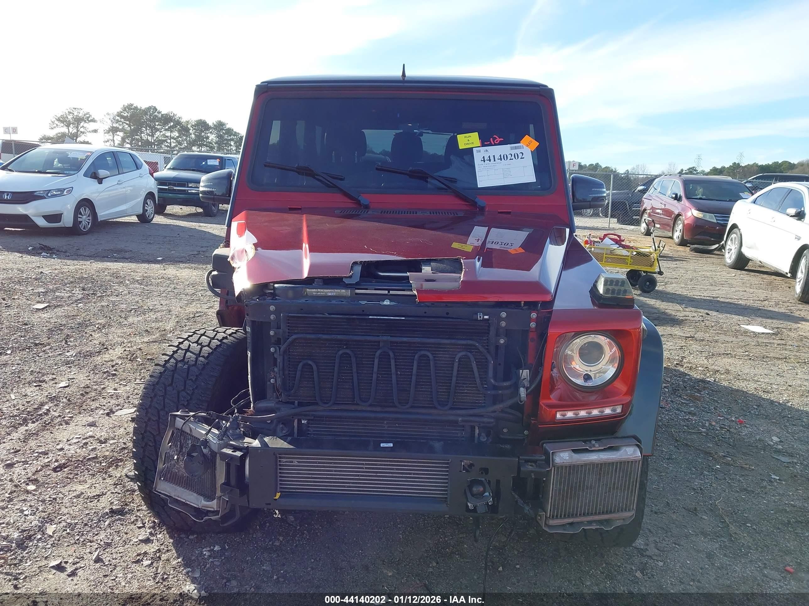 2015 Mercedes-benz G 63 Amg 4matic Red vin: WDCYC7DF7FX240142