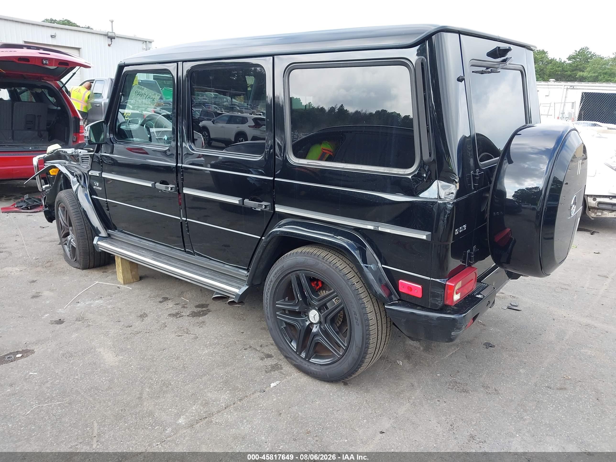 2013 Mercedes-benz G 63 Amg 4matic Black vin: WDCYC7DF8DX203694