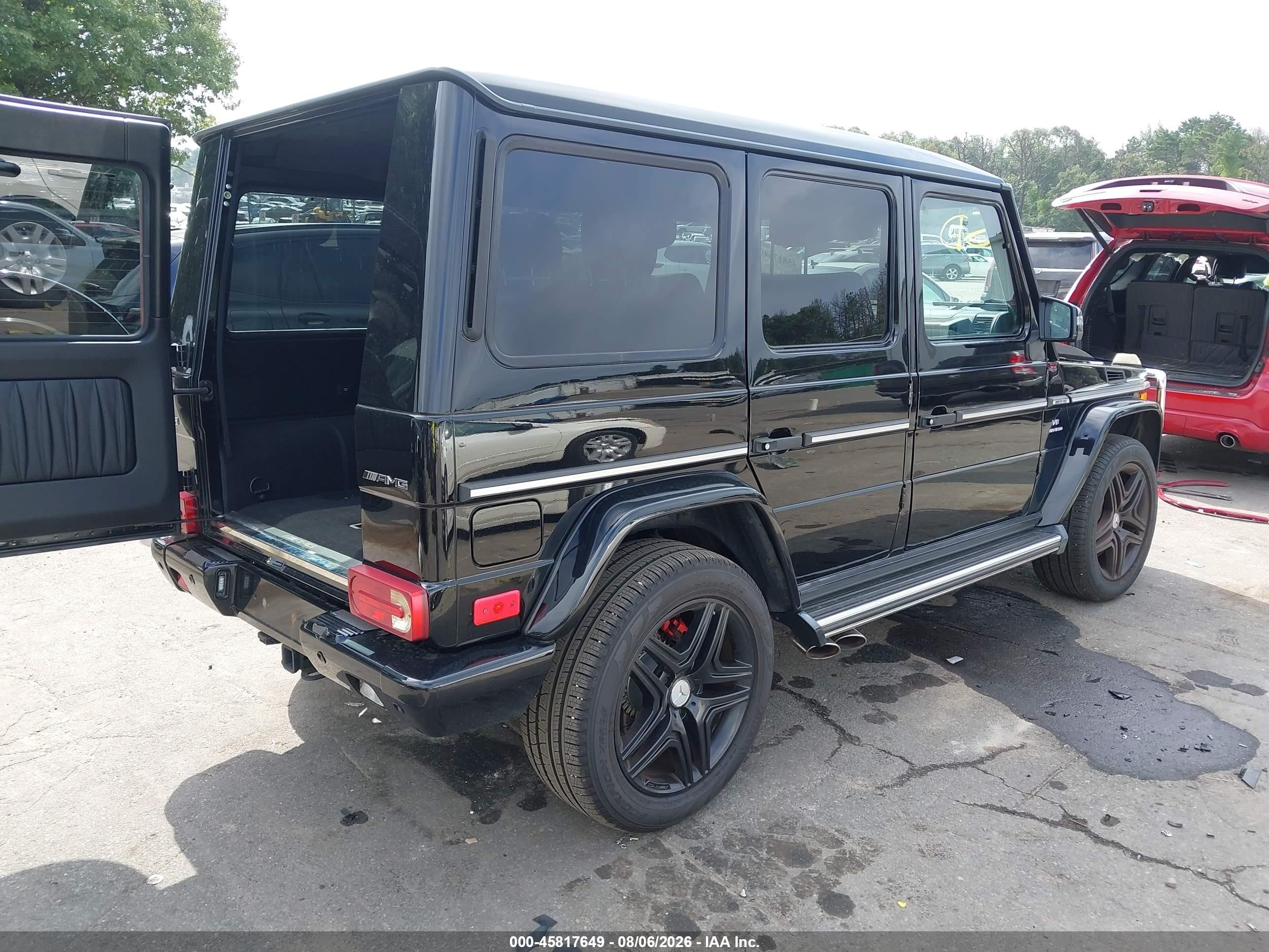 2013 Mercedes-benz G 63 Amg 4matic Black vin: WDCYC7DF8DX203694