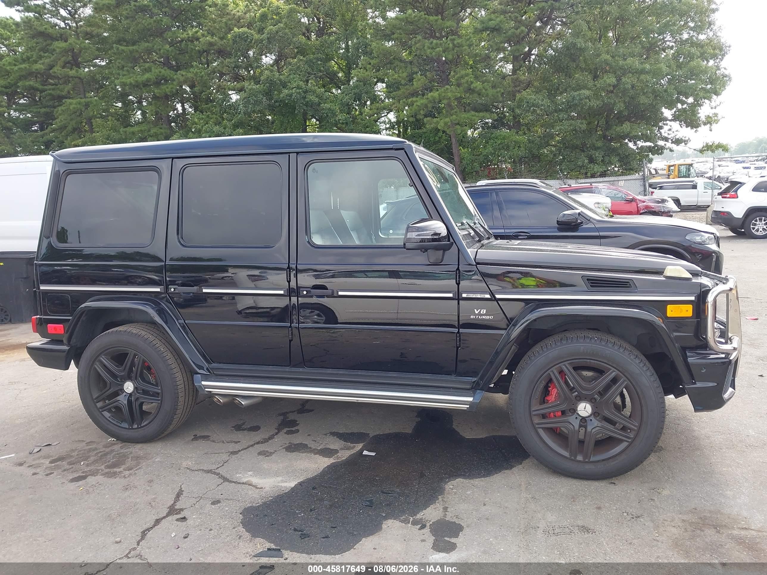2013 Mercedes-benz G 63 Amg 4matic Black vin: WDCYC7DF8DX203694
