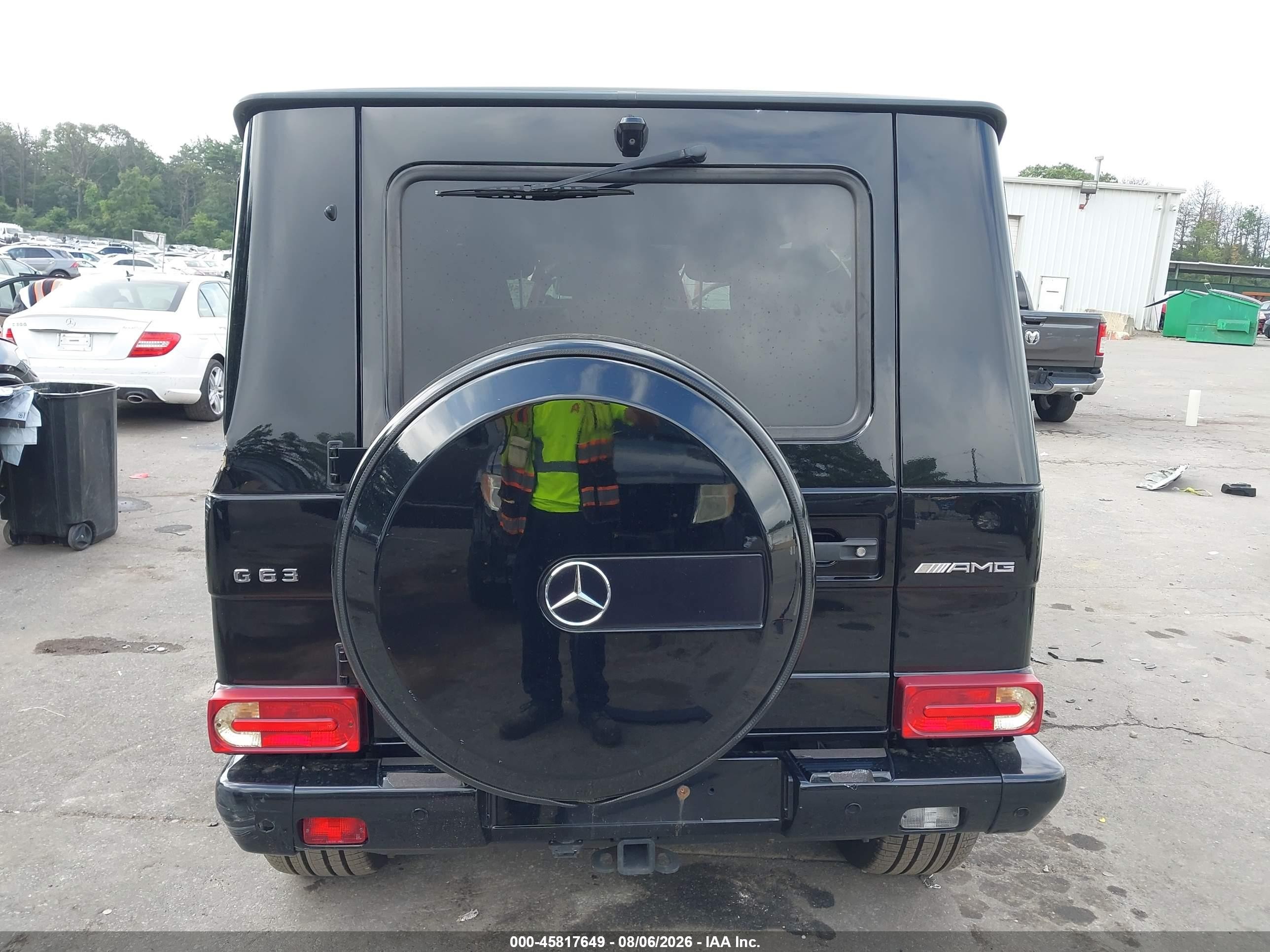 2013 Mercedes-benz G 63 Amg 4matic Black vin: WDCYC7DF8DX203694