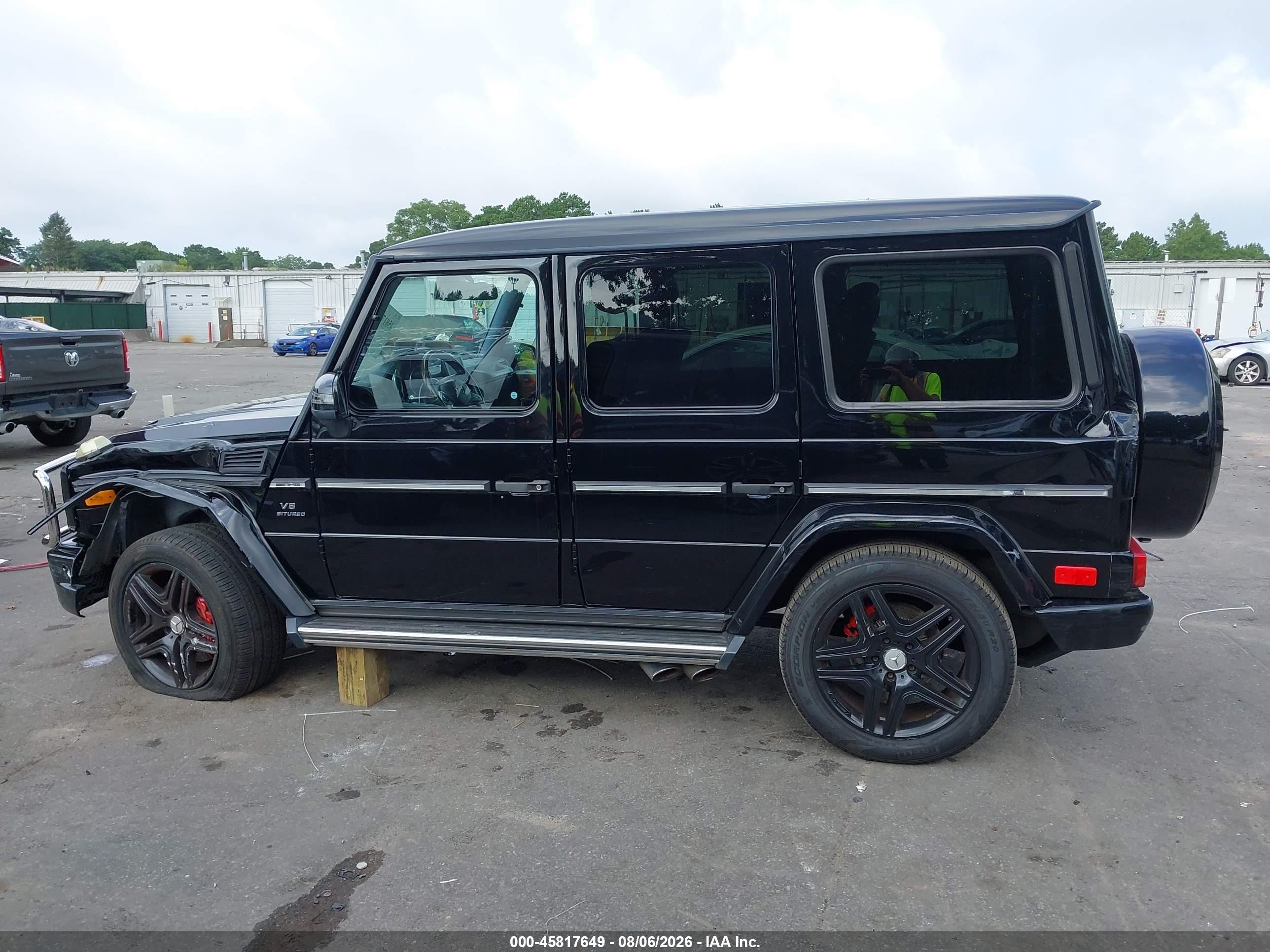 2013 Mercedes-benz G 63 Amg 4matic Black vin: WDCYC7DF8DX203694