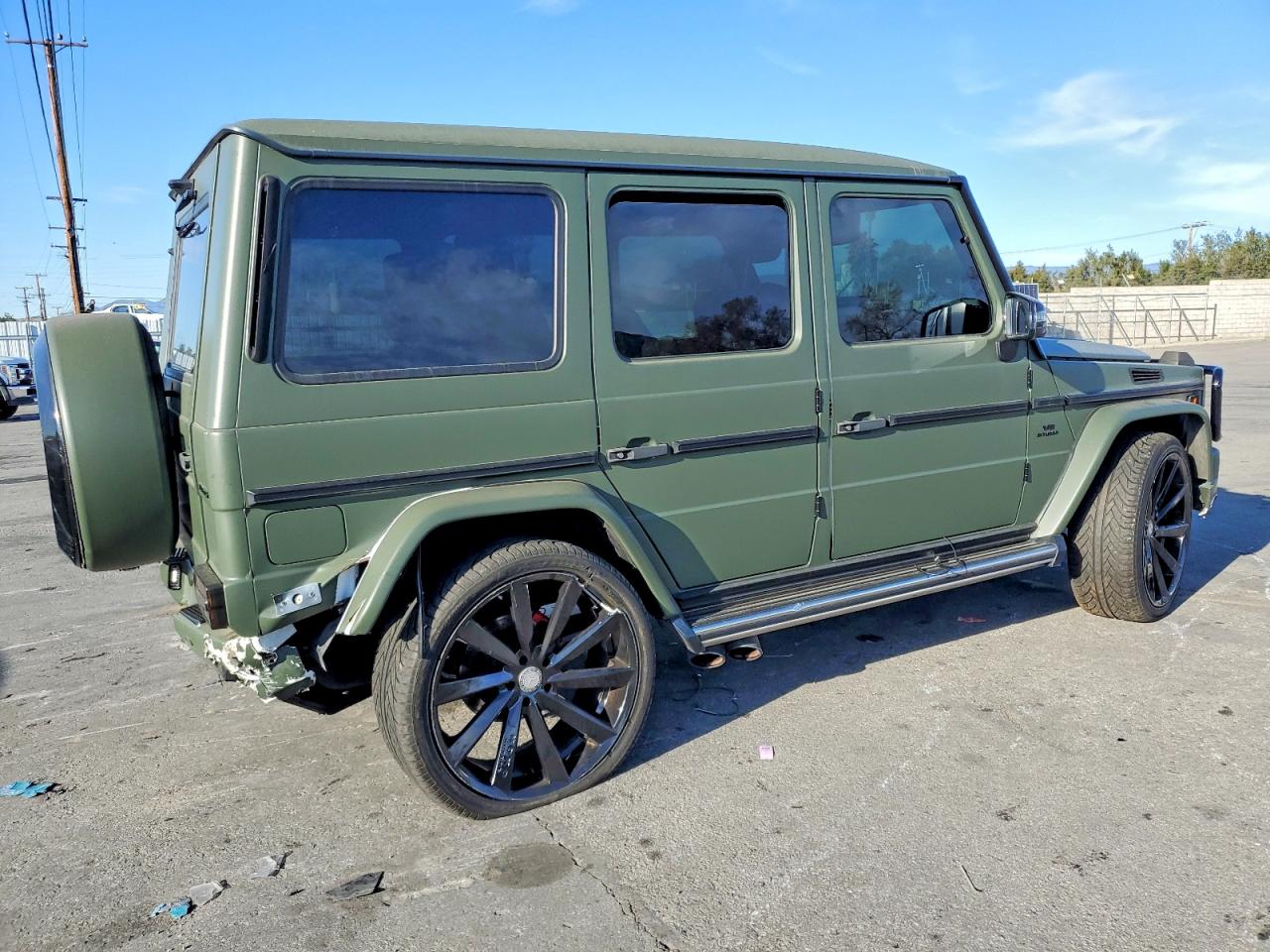 2014 Mercedes-benz G 63 Amg Green vin: WDCYC7DF8EX216429