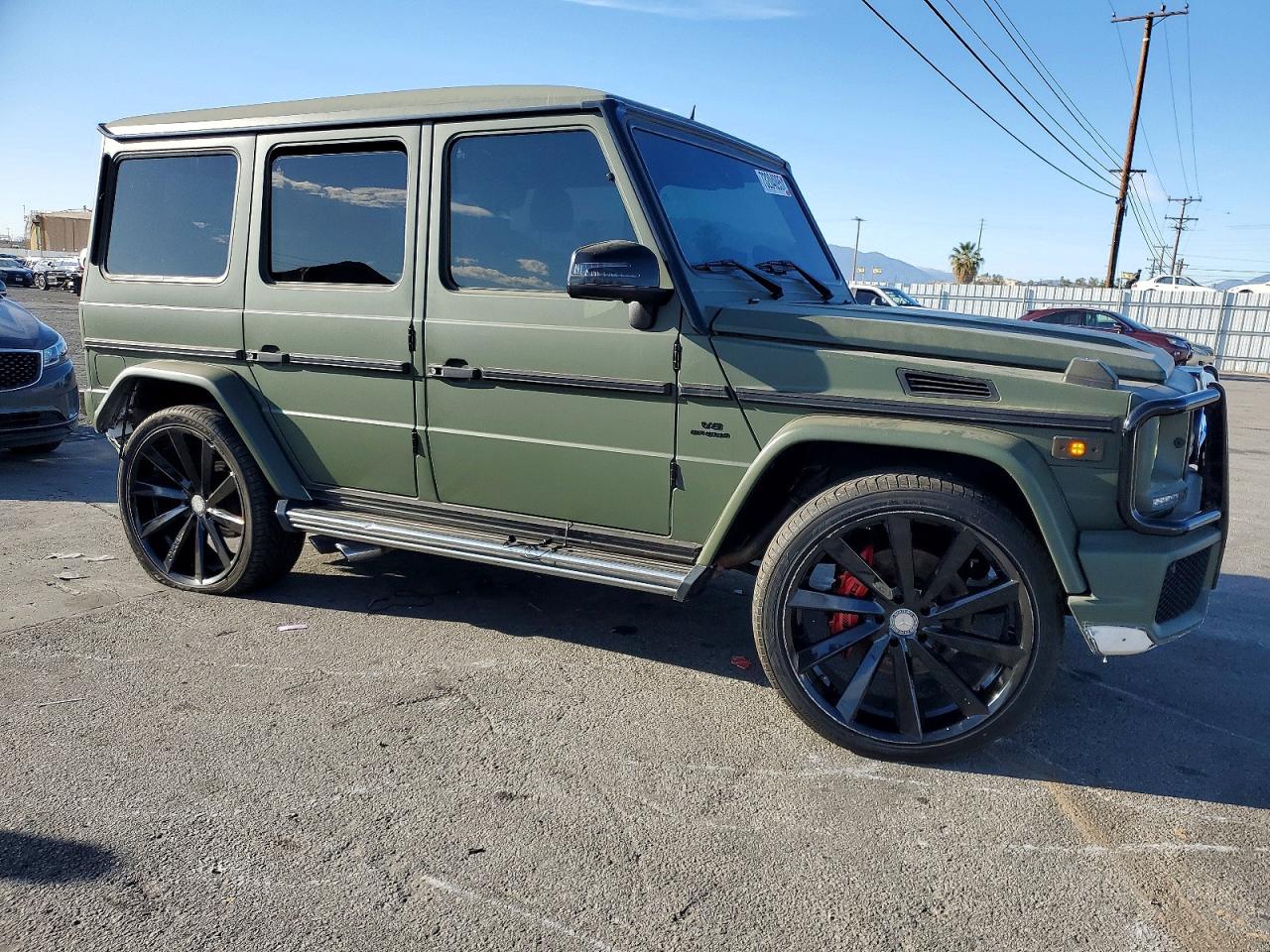 2014 Mercedes-benz G 63 Amg Green vin: WDCYC7DF8EX216429