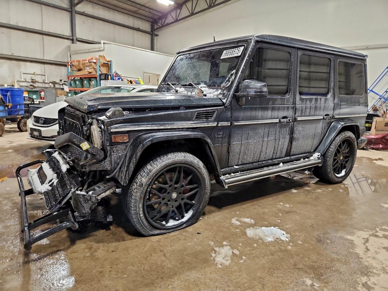 2013 Mercedes-benz G 63 Amg Серый vin: WDCYC7DF9DX206202