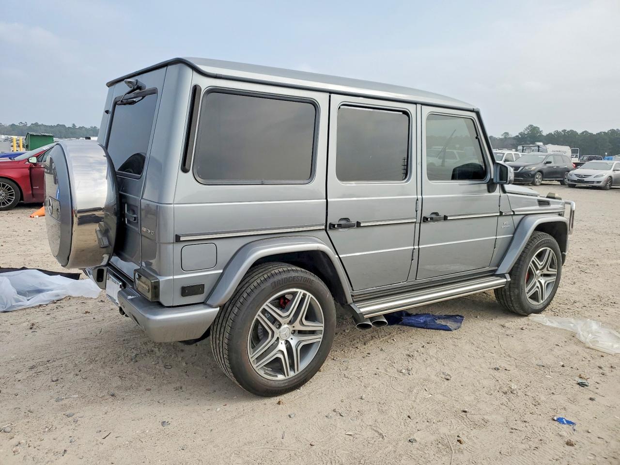 2013 Mercedes-benz G 63 Amg Серый vin: WDCYC7DFXDX210114