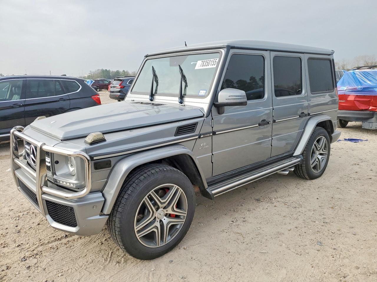2013 Mercedes-benz G 63 Amg Серый vin: WDCYC7DFXDX210114