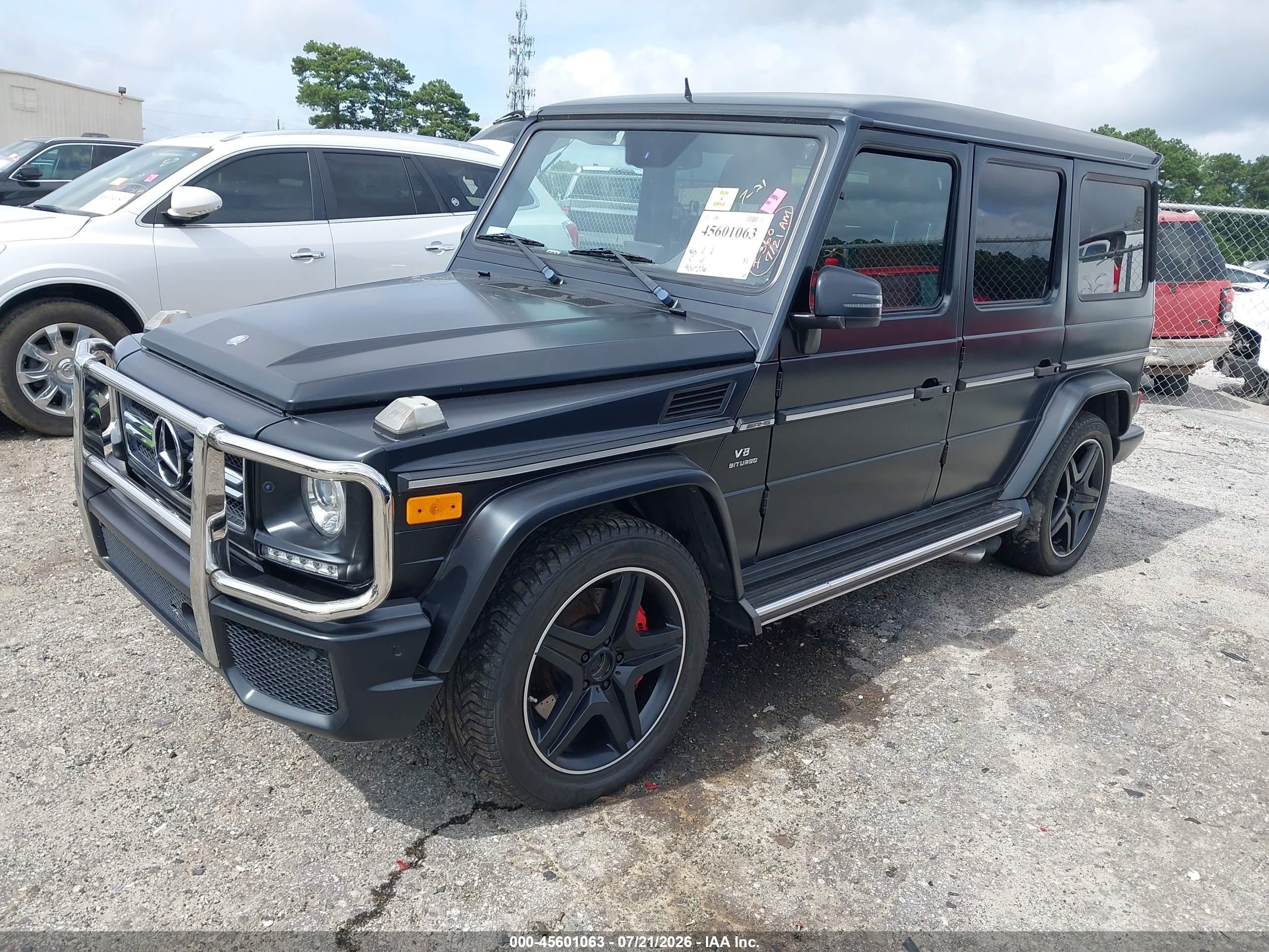 2014 Mercedes-benz G 63 Amg 4matic Черный vin: WDCYC7DFXEX223558