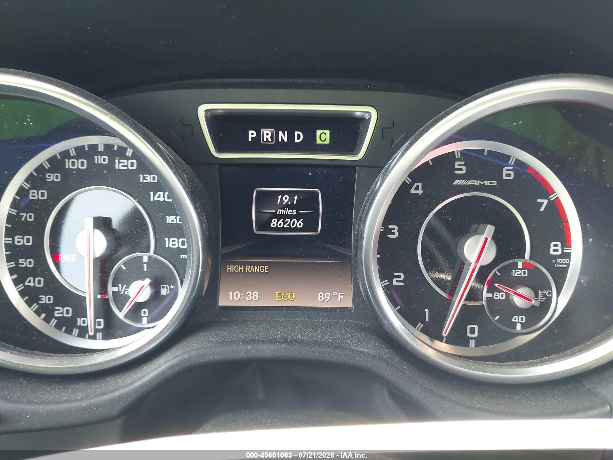 2014 Mercedes-benz G 63 Amg 4matic Черный vin: WDCYC7DFXEX223558