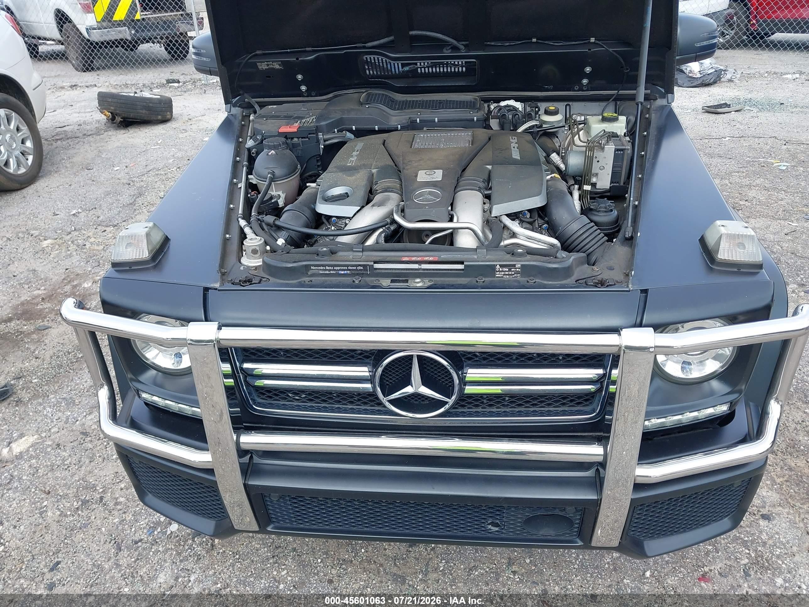 2014 Mercedes-benz G 63 Amg 4matic Черный vin: WDCYC7DFXEX223558