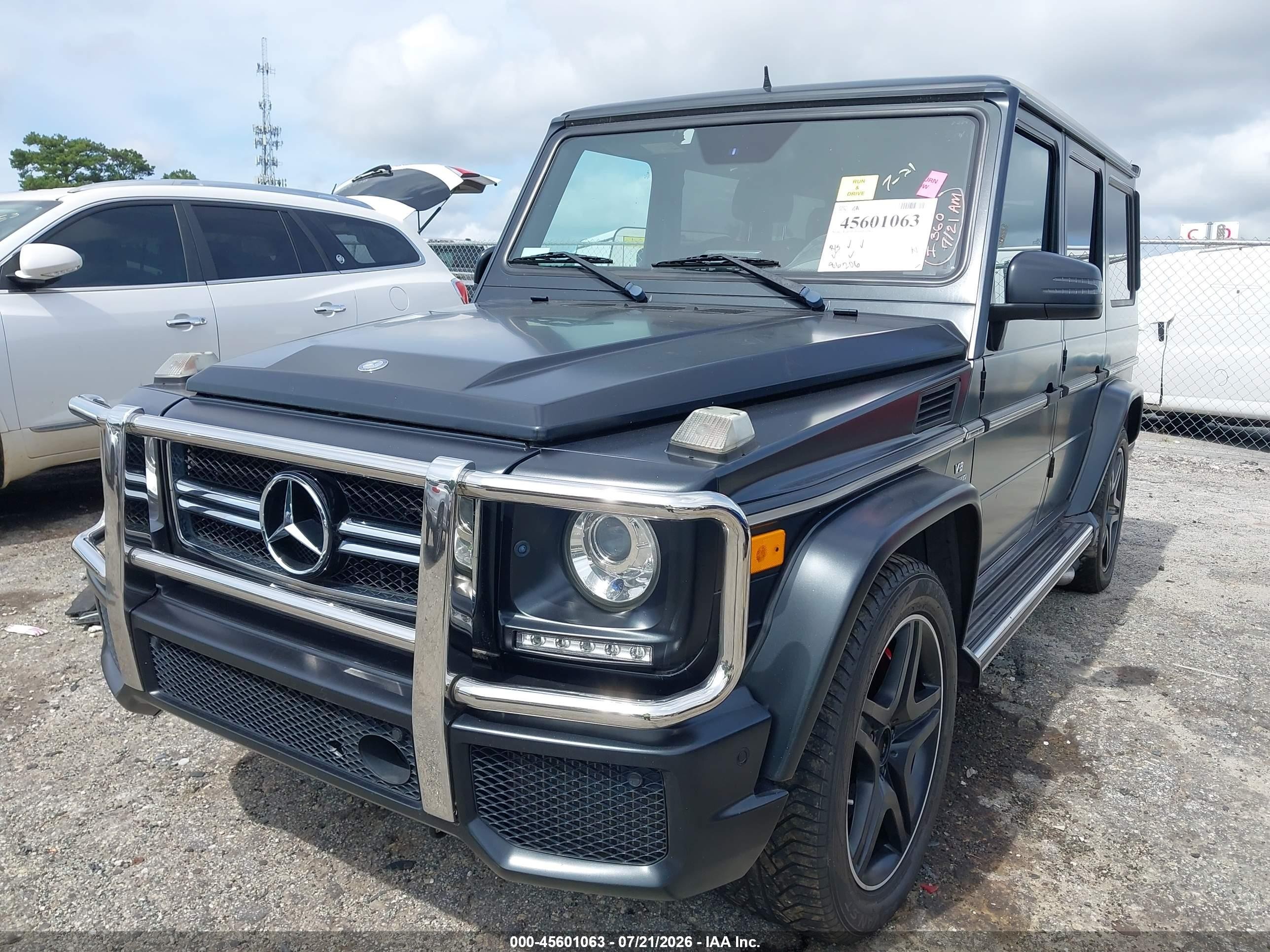 2014 Mercedes-benz G 63 Amg 4matic Черный vin: WDCYC7DFXEX223558