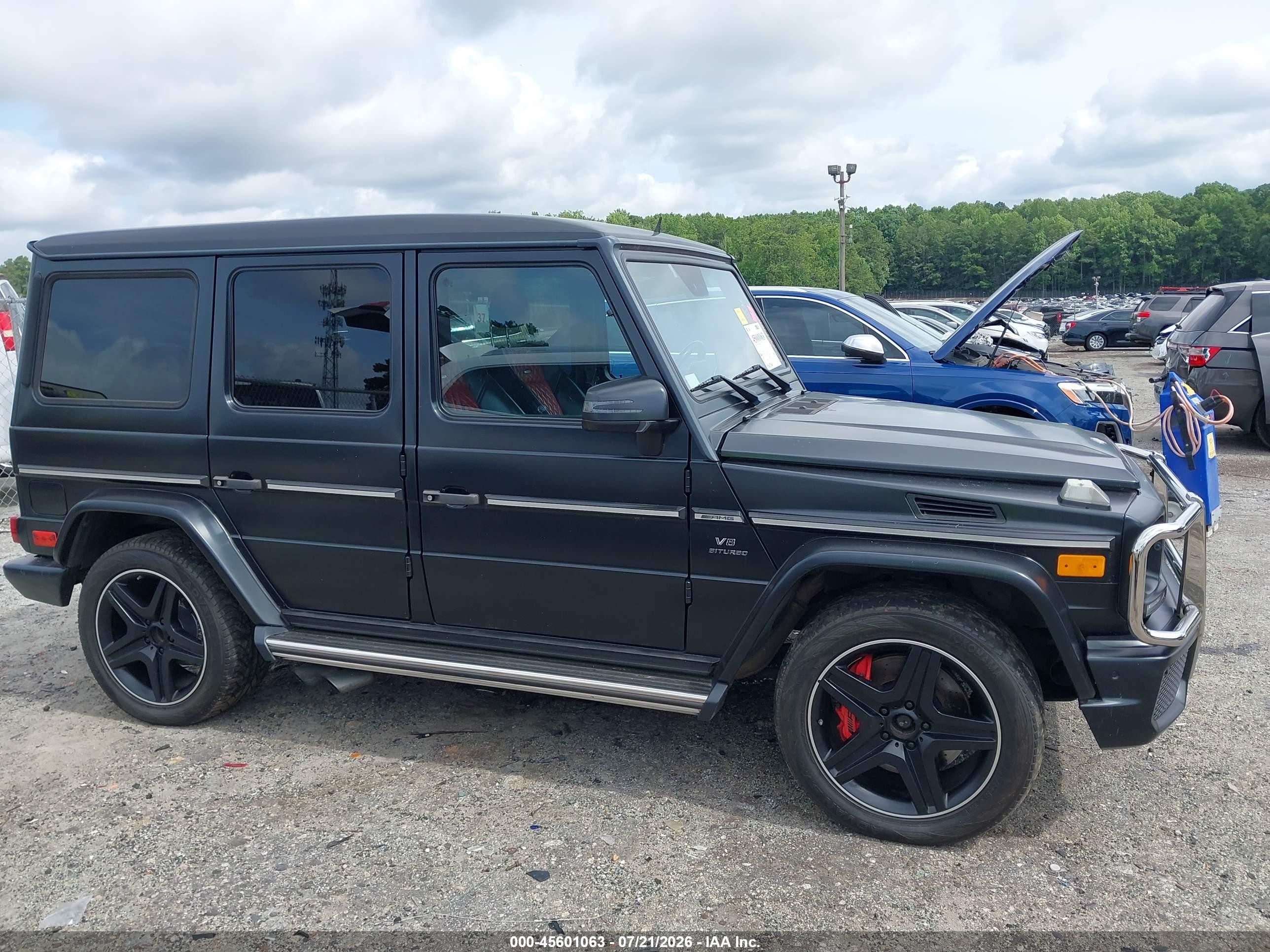2014 Mercedes-benz G 63 Amg 4matic Черный vin: WDCYC7DFXEX223558