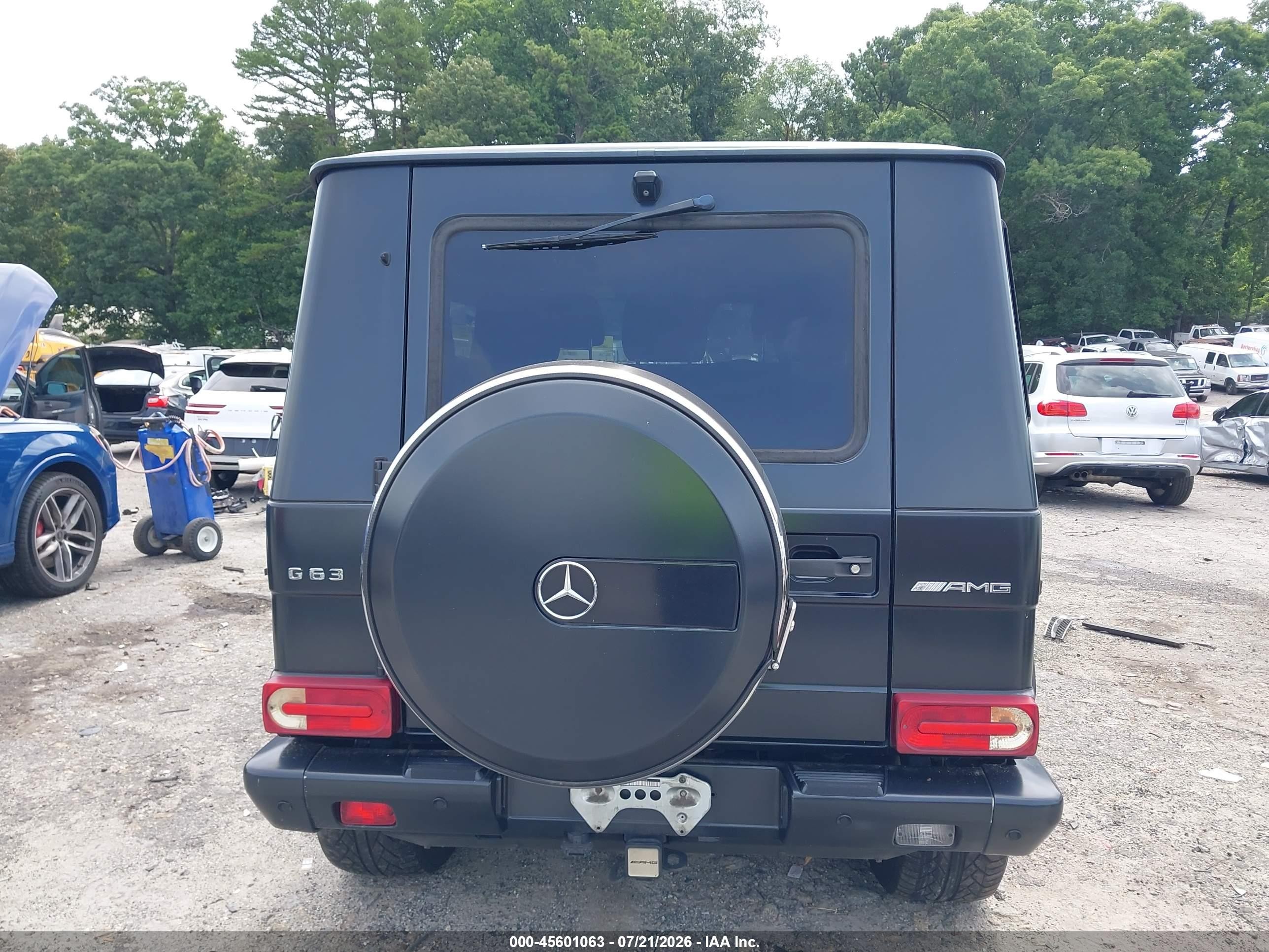 2014 Mercedes-benz G 63 Amg 4matic Черный vin: WDCYC7DFXEX223558
