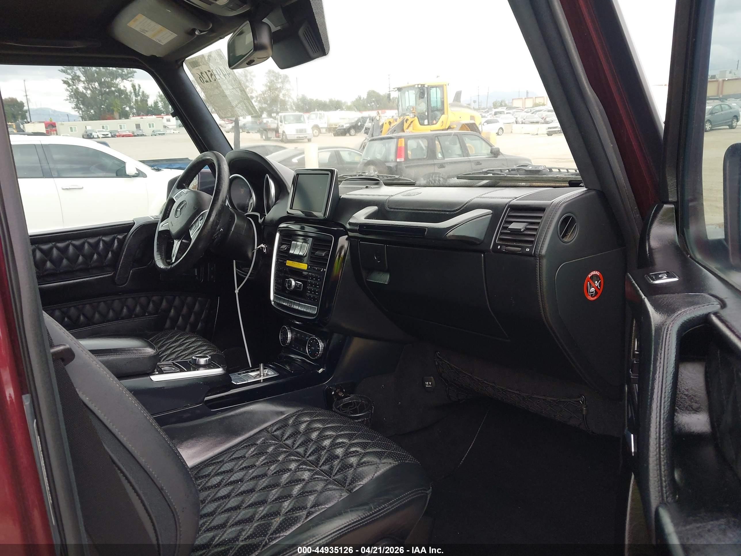 2015 Mercedes-benz G 63 Amg 4matic Burgundy vin: WDCYC7DFXFX233671