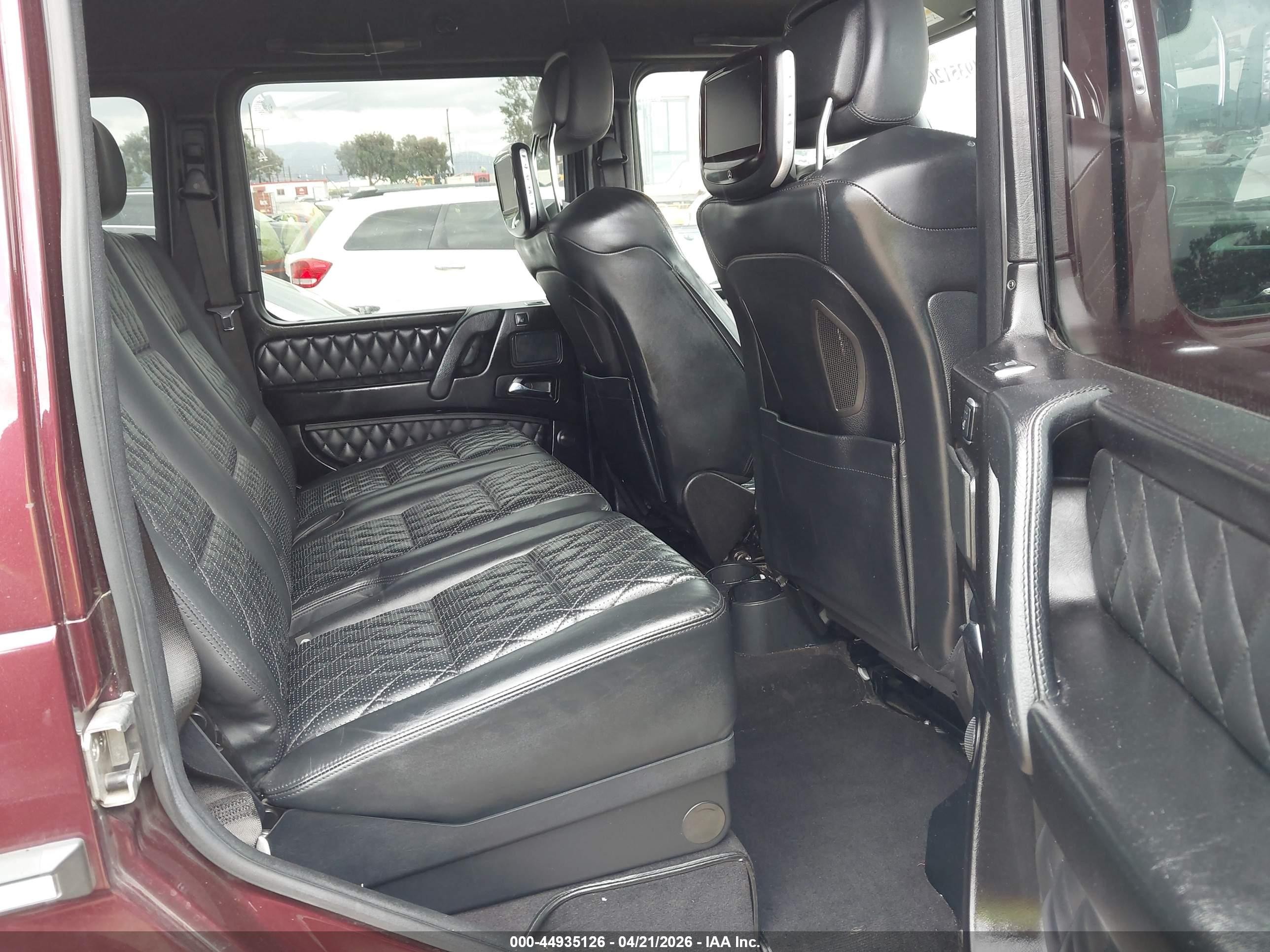 2015 Mercedes-benz G 63 Amg 4matic Burgundy vin: WDCYC7DFXFX233671