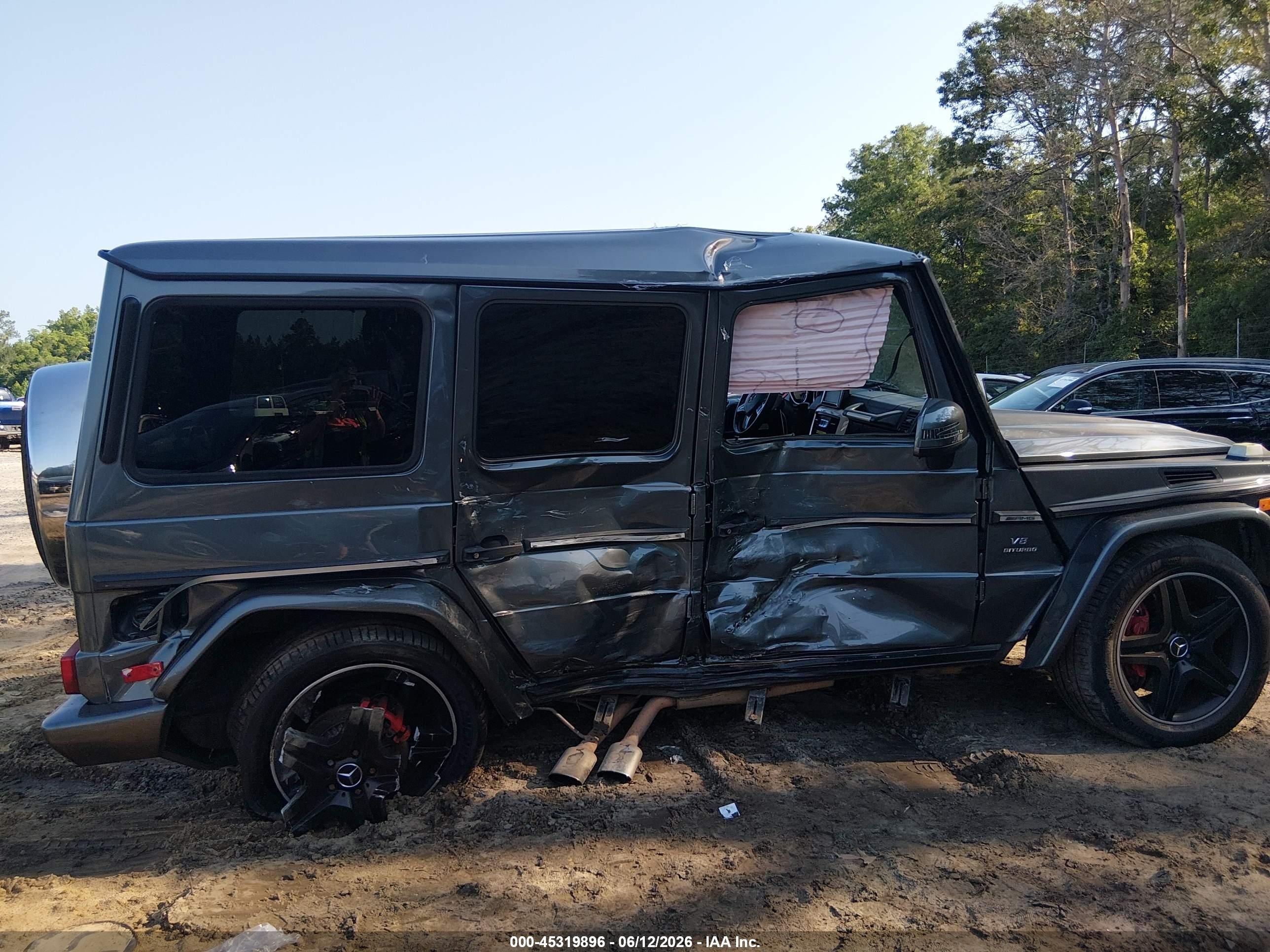 2015 Mercedes-benz G 63 Amg 4matic Gray vin: WDCYC7DFXFX234920