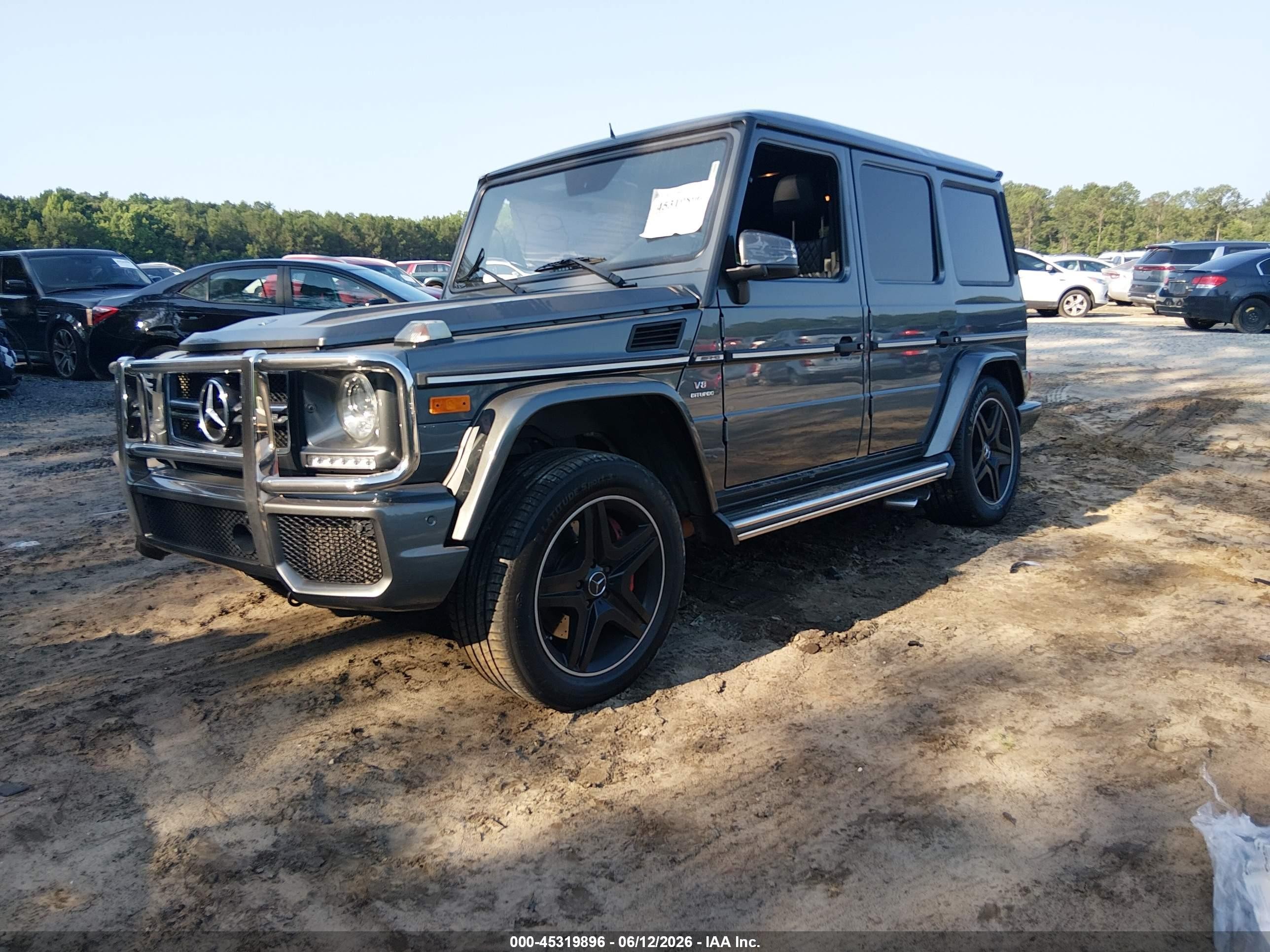 2015 Mercedes-benz G 63 Amg 4matic Gray vin: WDCYC7DFXFX234920