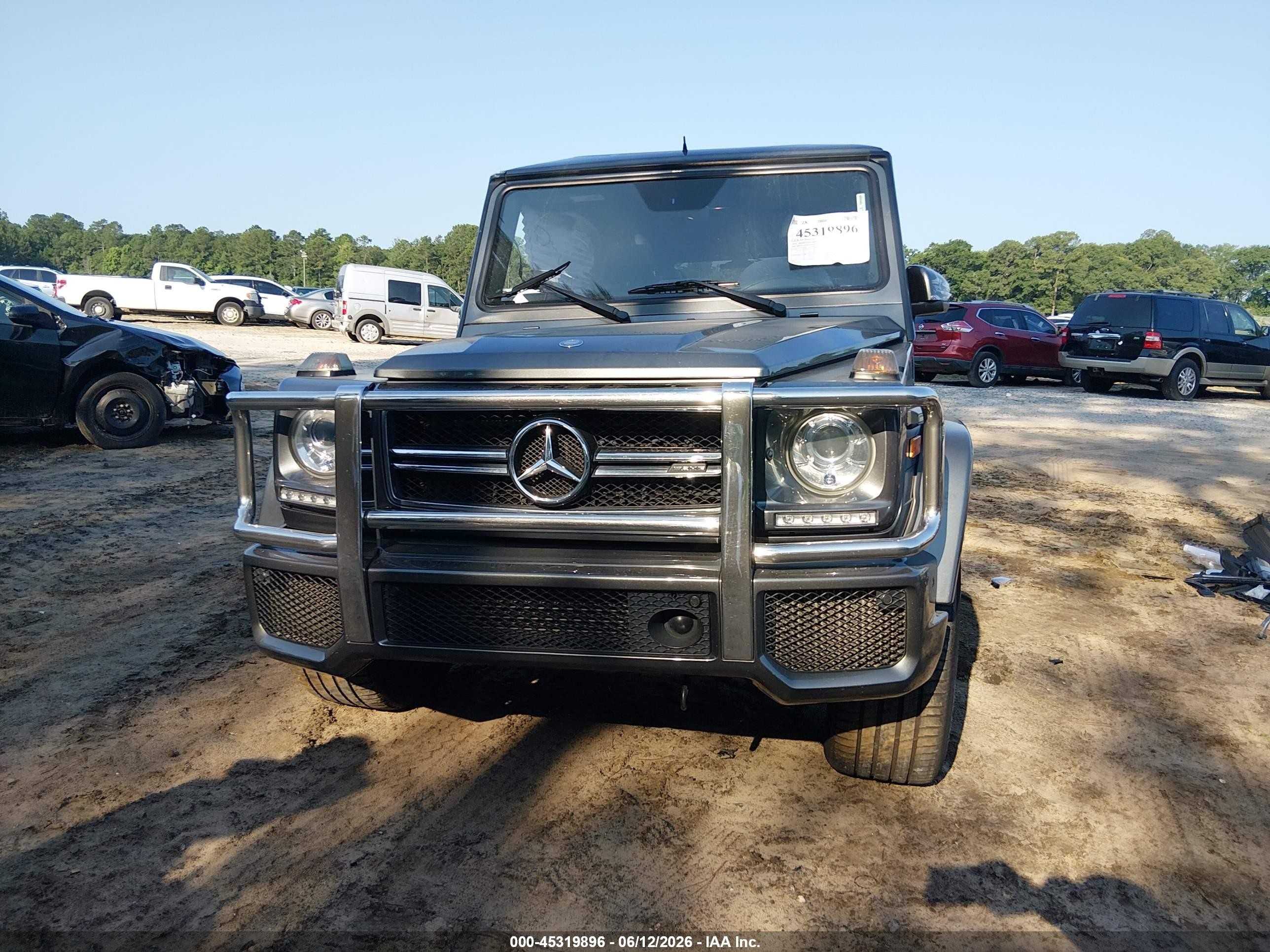 2015 Mercedes-benz G 63 Amg 4matic Gray vin: WDCYC7DFXFX234920