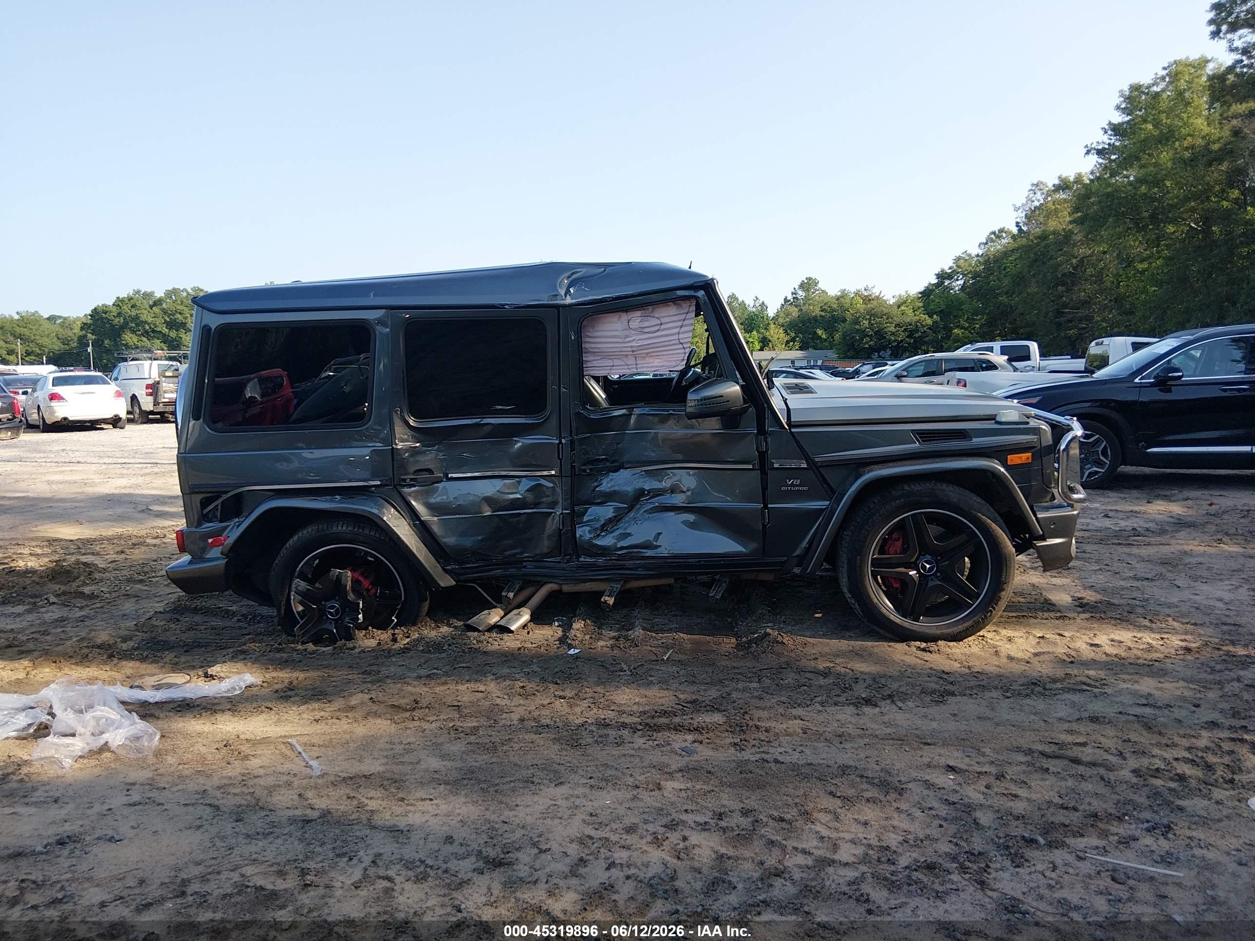 2015 Mercedes-benz G 63 Amg 4matic Gray vin: WDCYC7DFXFX234920