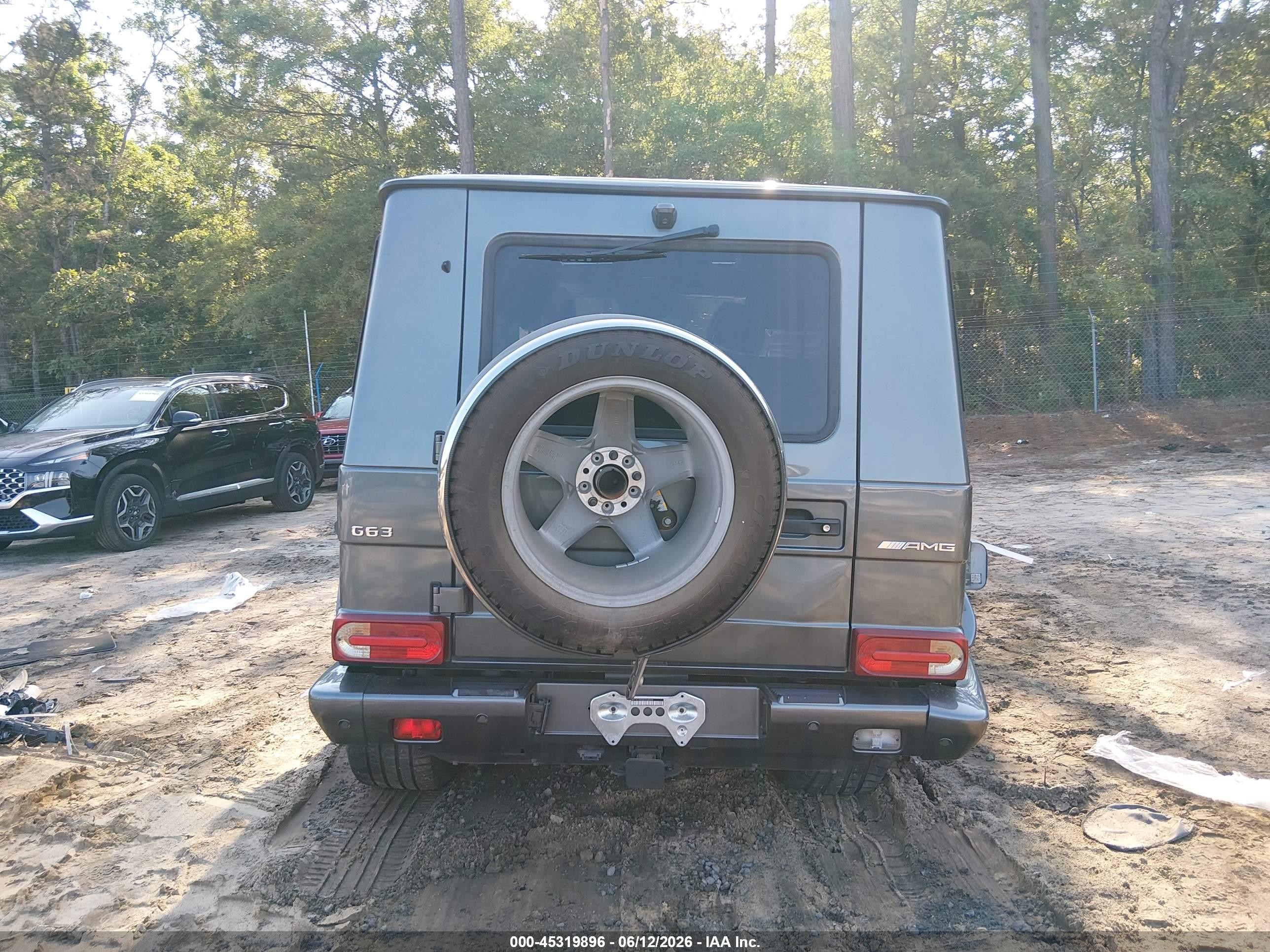 2015 Mercedes-benz G 63 Amg 4matic Gray vin: WDCYC7DFXFX234920