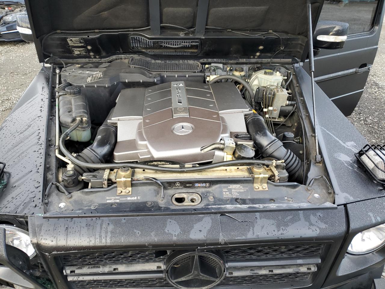 2004 Mercedes-benz G 55 Amg Черный vin: WDCYR46E24X142862