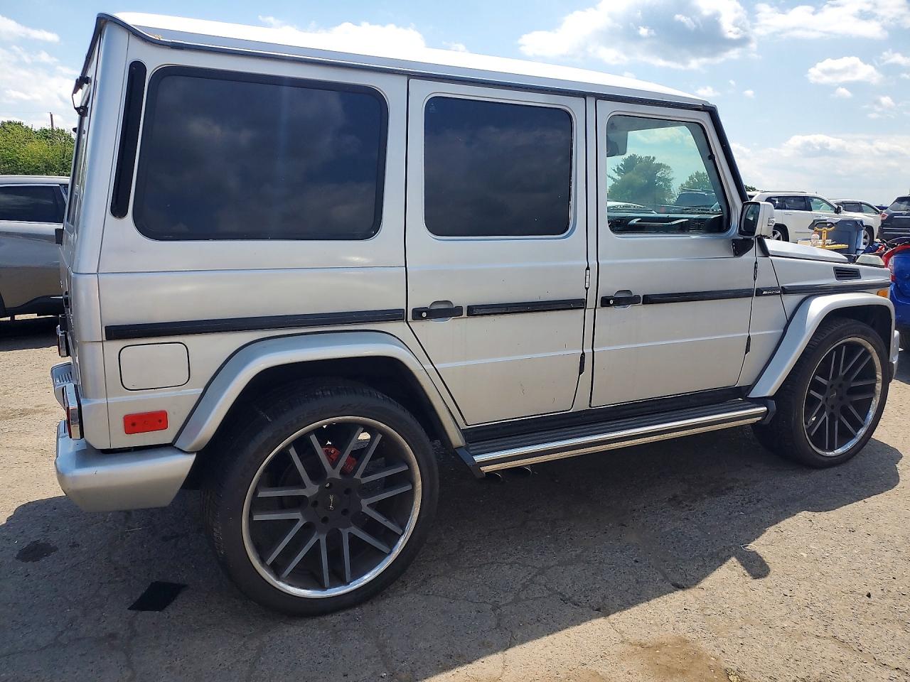 2004 Mercedes-benz G 55 Amg Silver vin: WDCYR46E24X145163
