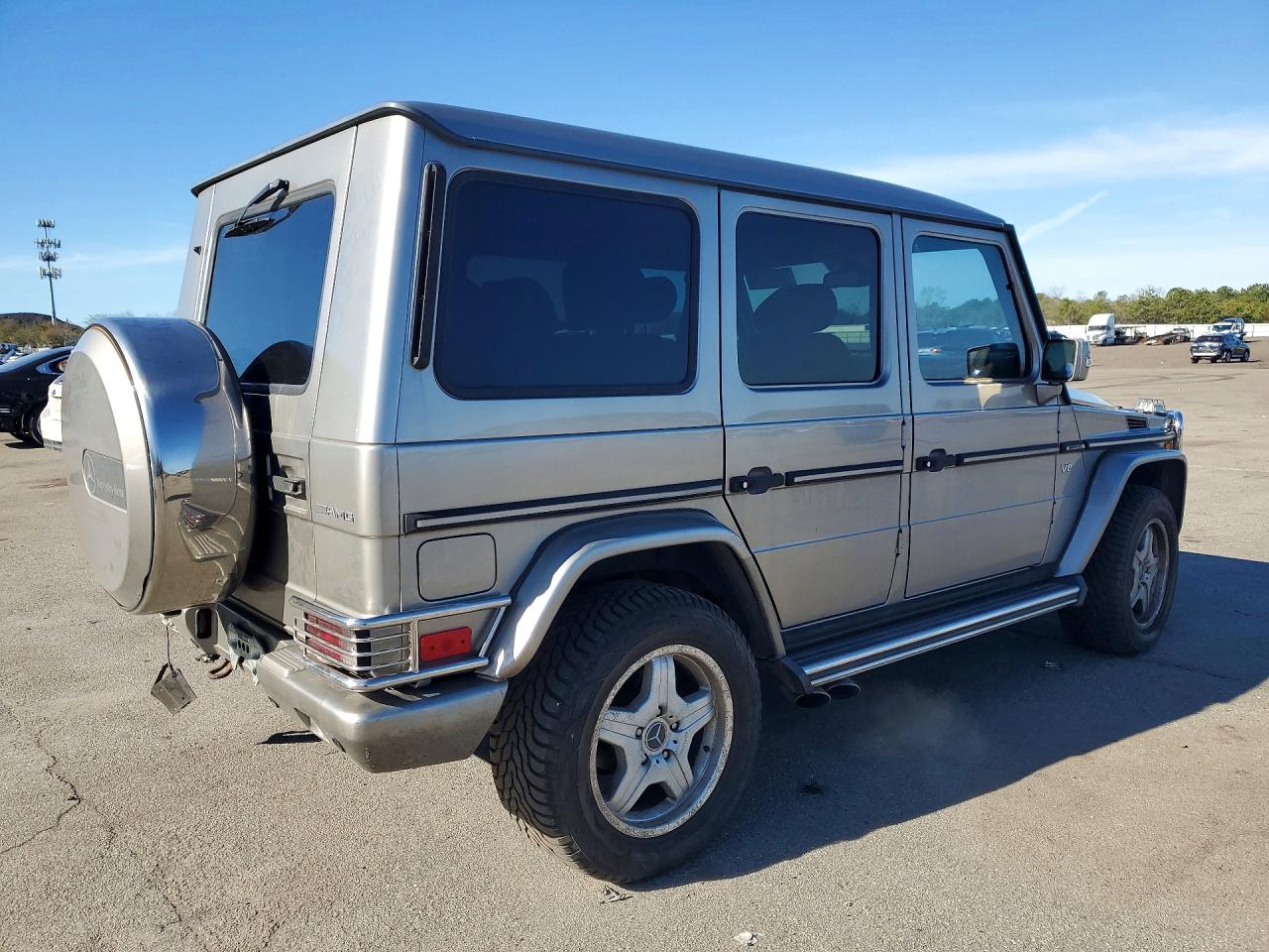 2004 Mercedes-benz G 55 Amg Серебряный vin: WDCYR46EX4X145587