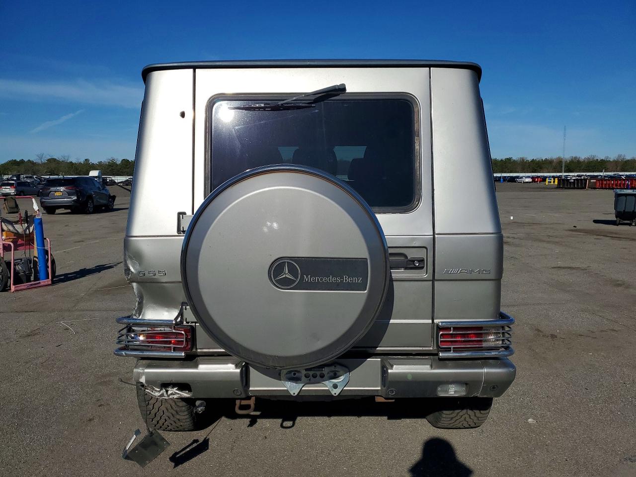 2004 Mercedes-benz G 55 Amg Серебряный vin: WDCYR46EX4X145587