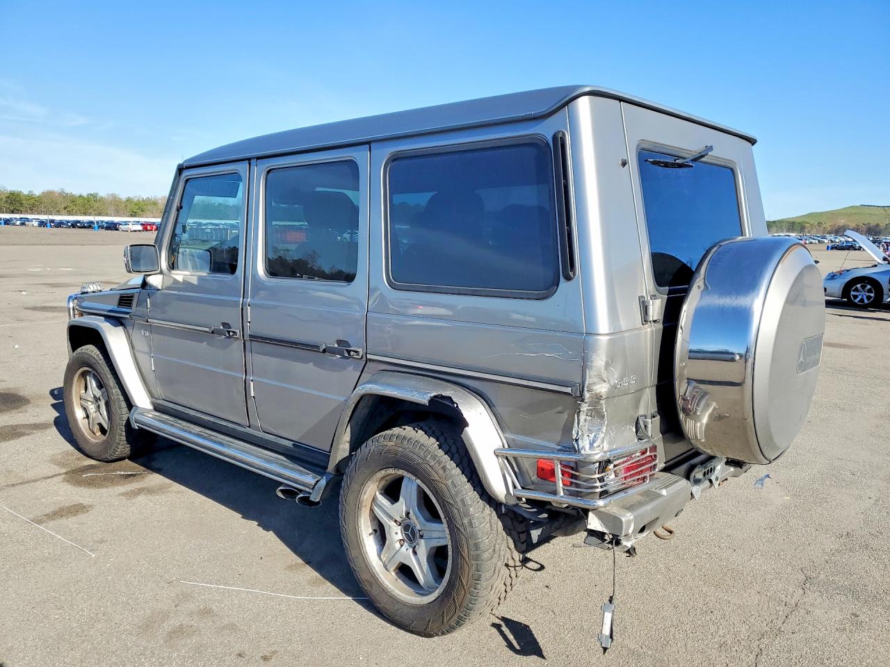 2004 Mercedes-benz G 55 Amg Серебряный vin: WDCYR46EX4X145587
