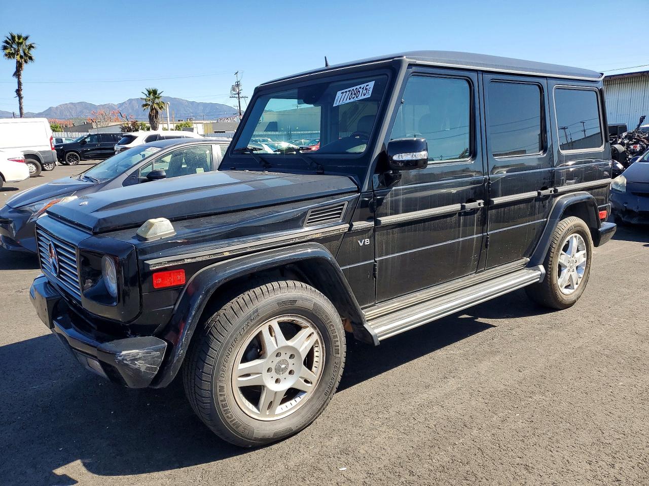 2007 Mercedes-benz G 500 Black vin: WDCYR49E17X167624