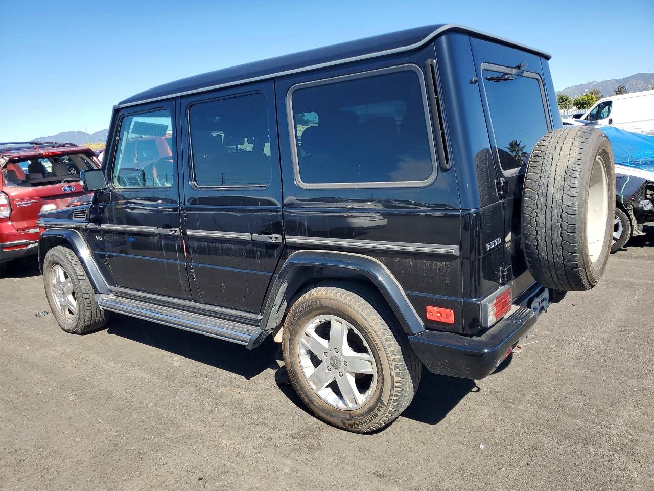 2007 Mercedes-benz G 500 Black vin: WDCYR49E17X167624