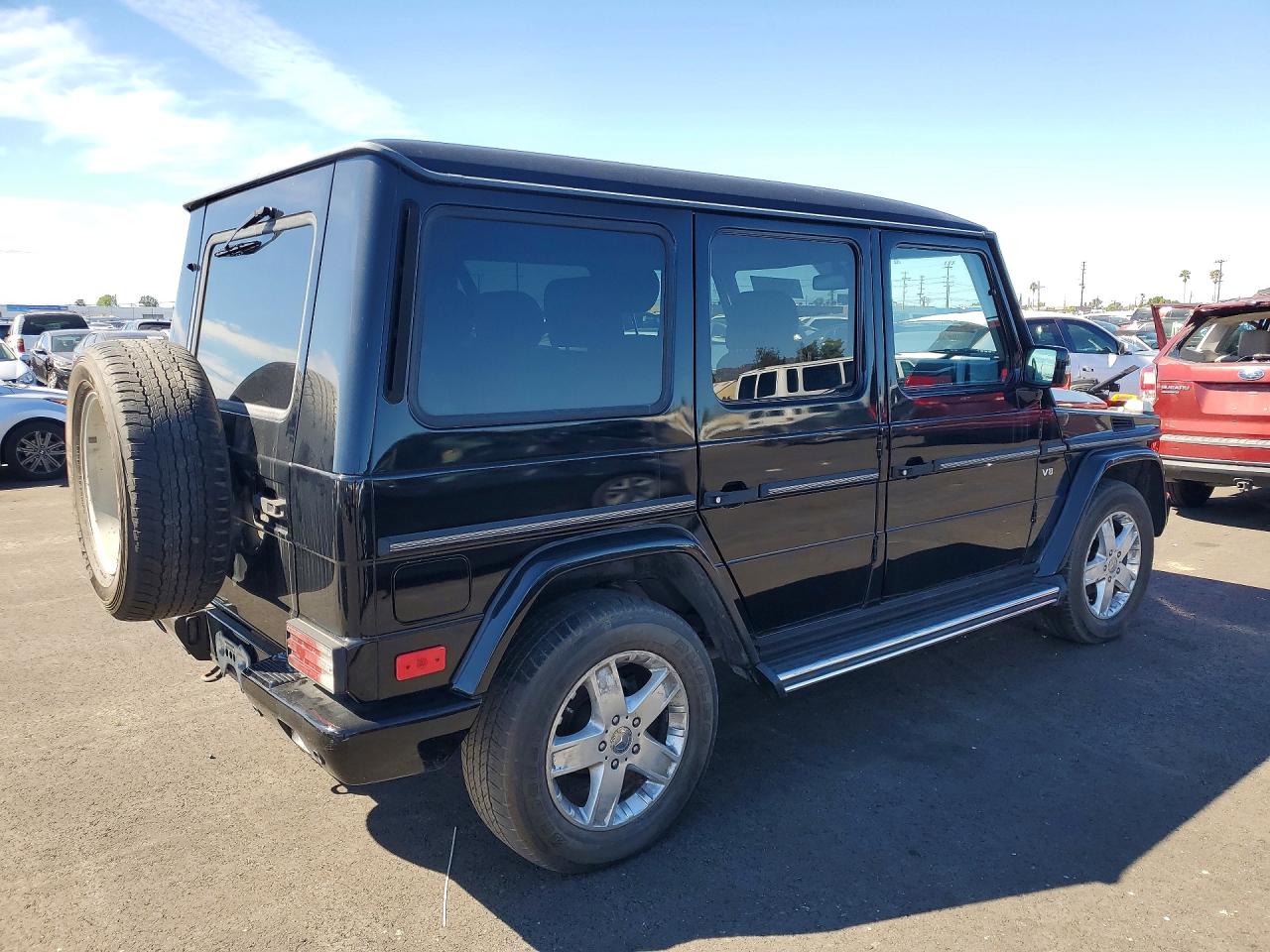 2007 Mercedes-benz G 500 Black vin: WDCYR49E17X167624