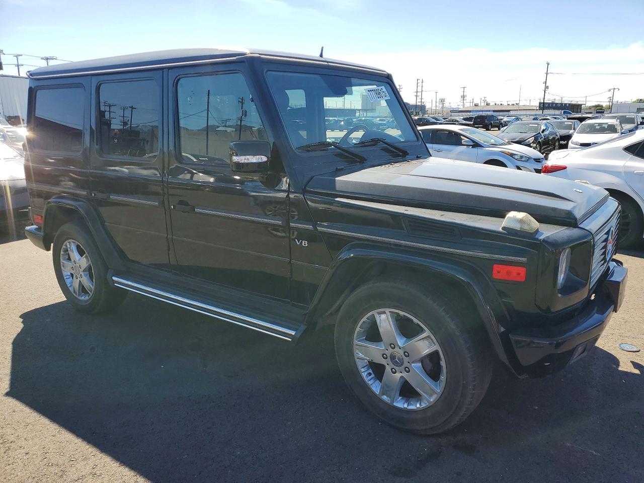 2007 Mercedes-benz G 500 Black vin: WDCYR49E17X167624