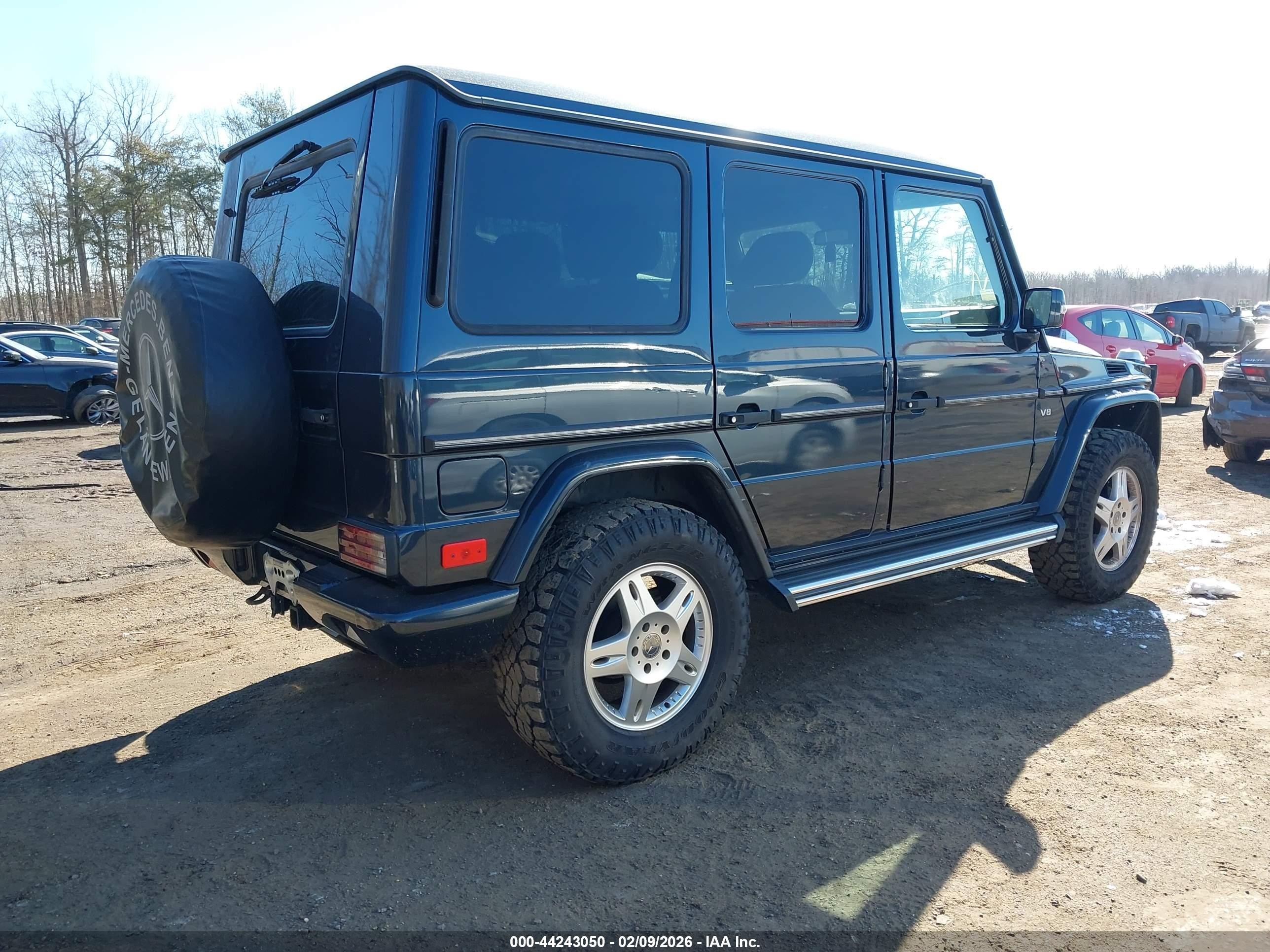 2003 Mercedes-benz G 500   Blue vin: WDCYR49E23X142385