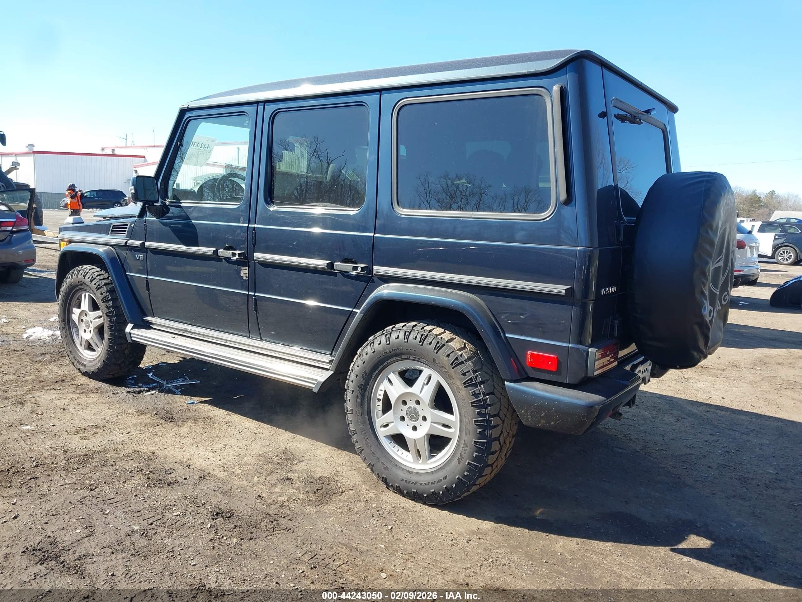 2003 Mercedes-benz G 500   Blue vin: WDCYR49E23X142385