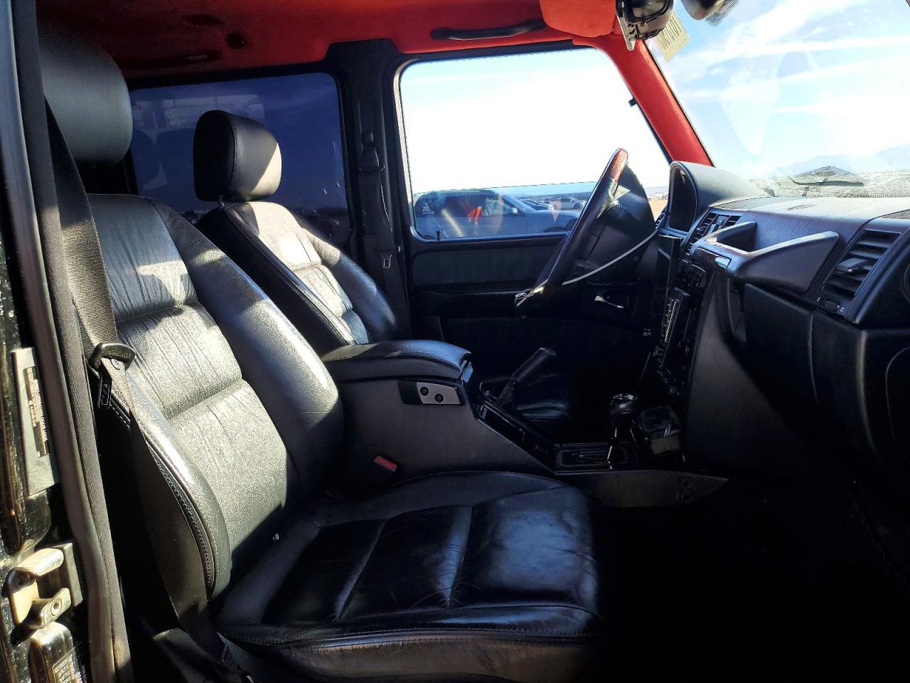 2004 Mercedes Benz G 500 Black vin: WDCYR49E44X148545