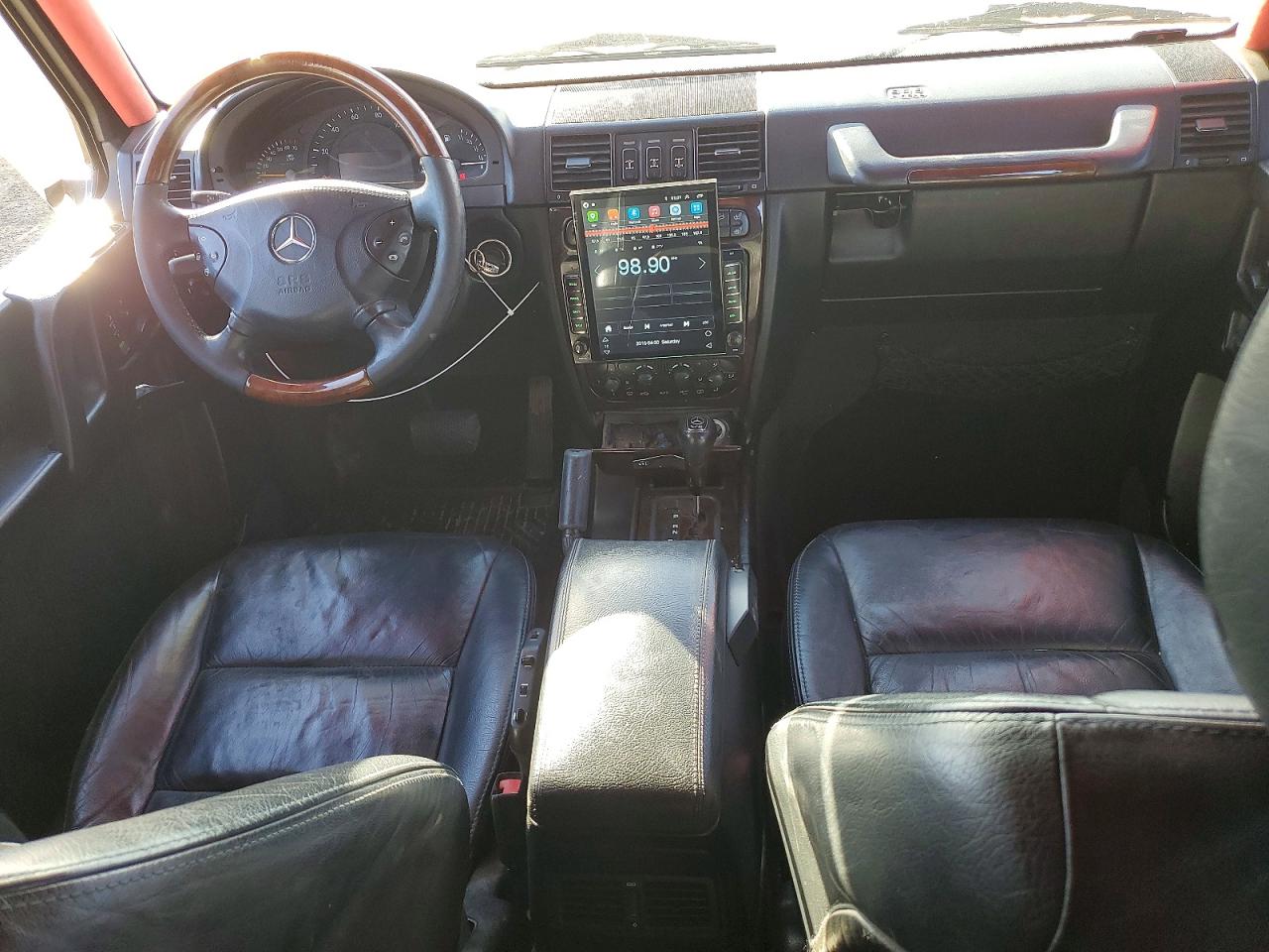 2004 Mercedes Benz G 500 Black vin: WDCYR49E44X148545