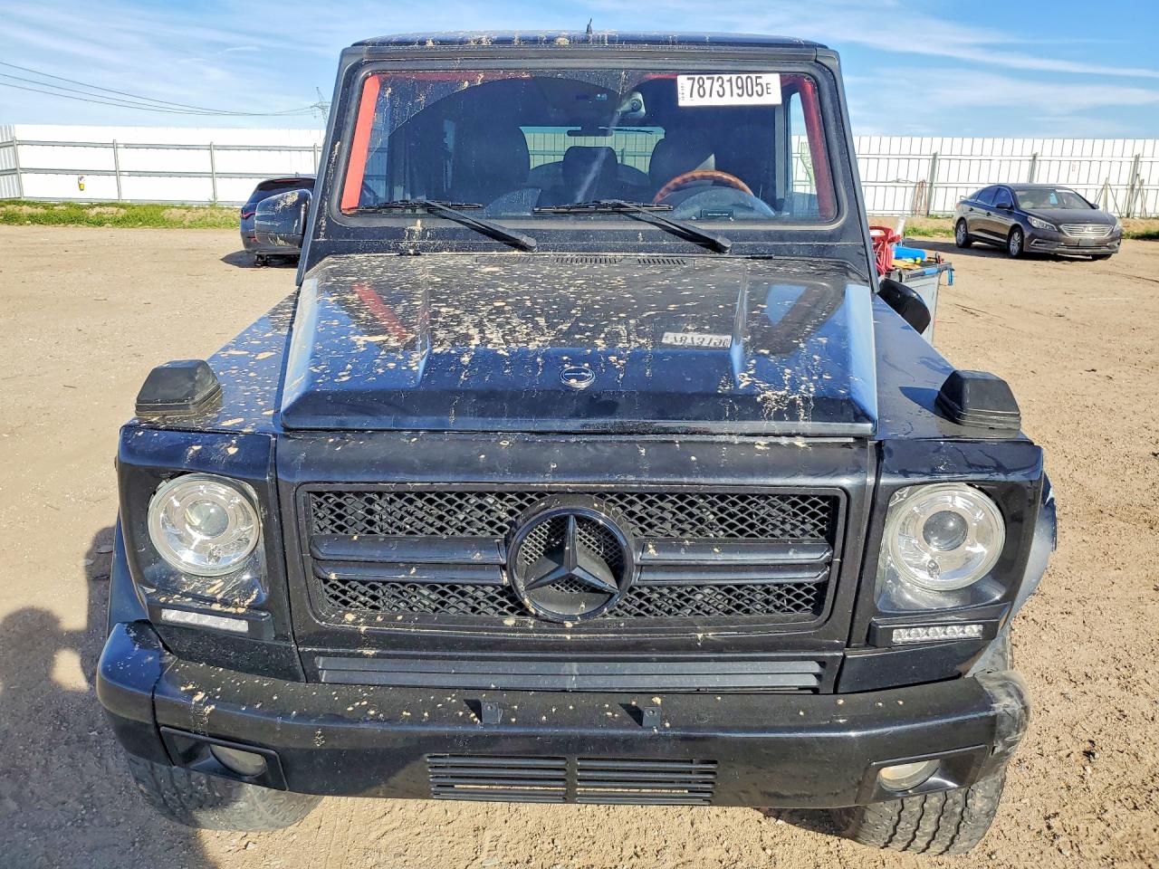 2004 Mercedes Benz G 500 Black vin: WDCYR49E44X148545