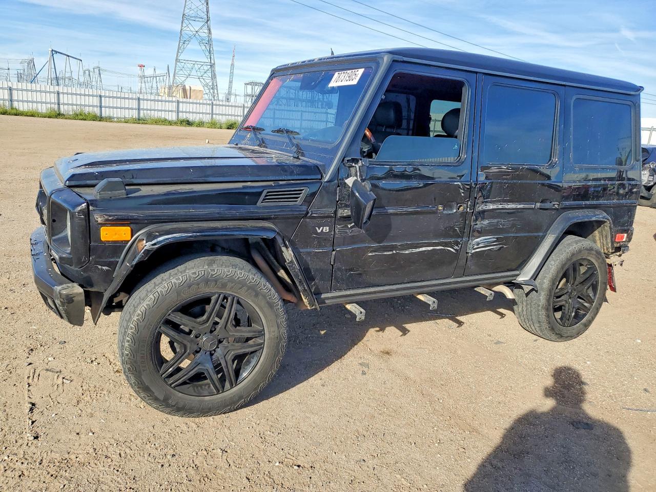 2004 Mercedes Benz G 500 Black vin: WDCYR49E44X148545