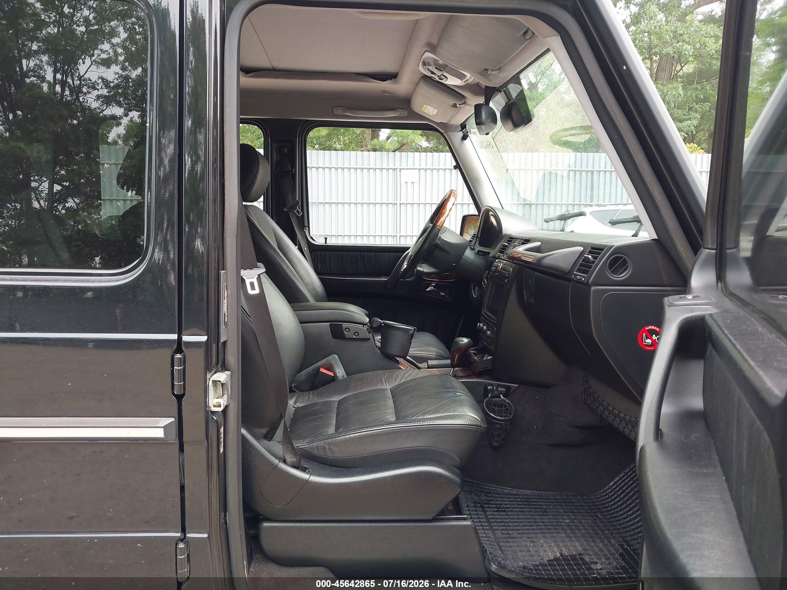 2005 Mercedes-benz G 500 4matic/grand Edition 4matic Black vin: WDCYR49E45X162608