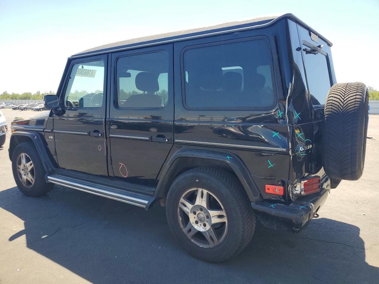 2003 Mercedes-benz G 500 Черный vin: WDCYR49E53X141408