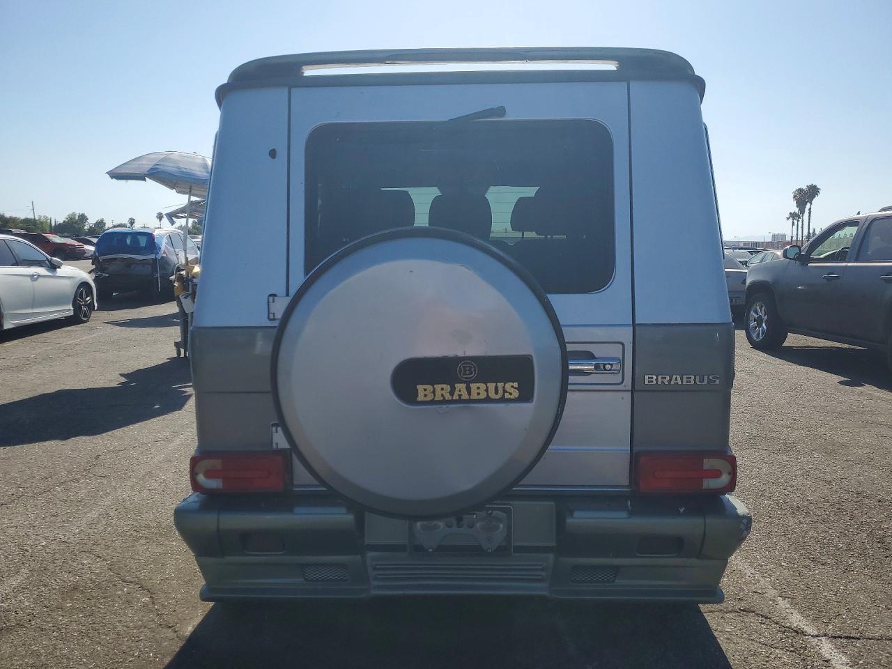 2002 Mercedes-benz G 500 Brabus Gray vin: WDCYR49E62X128102