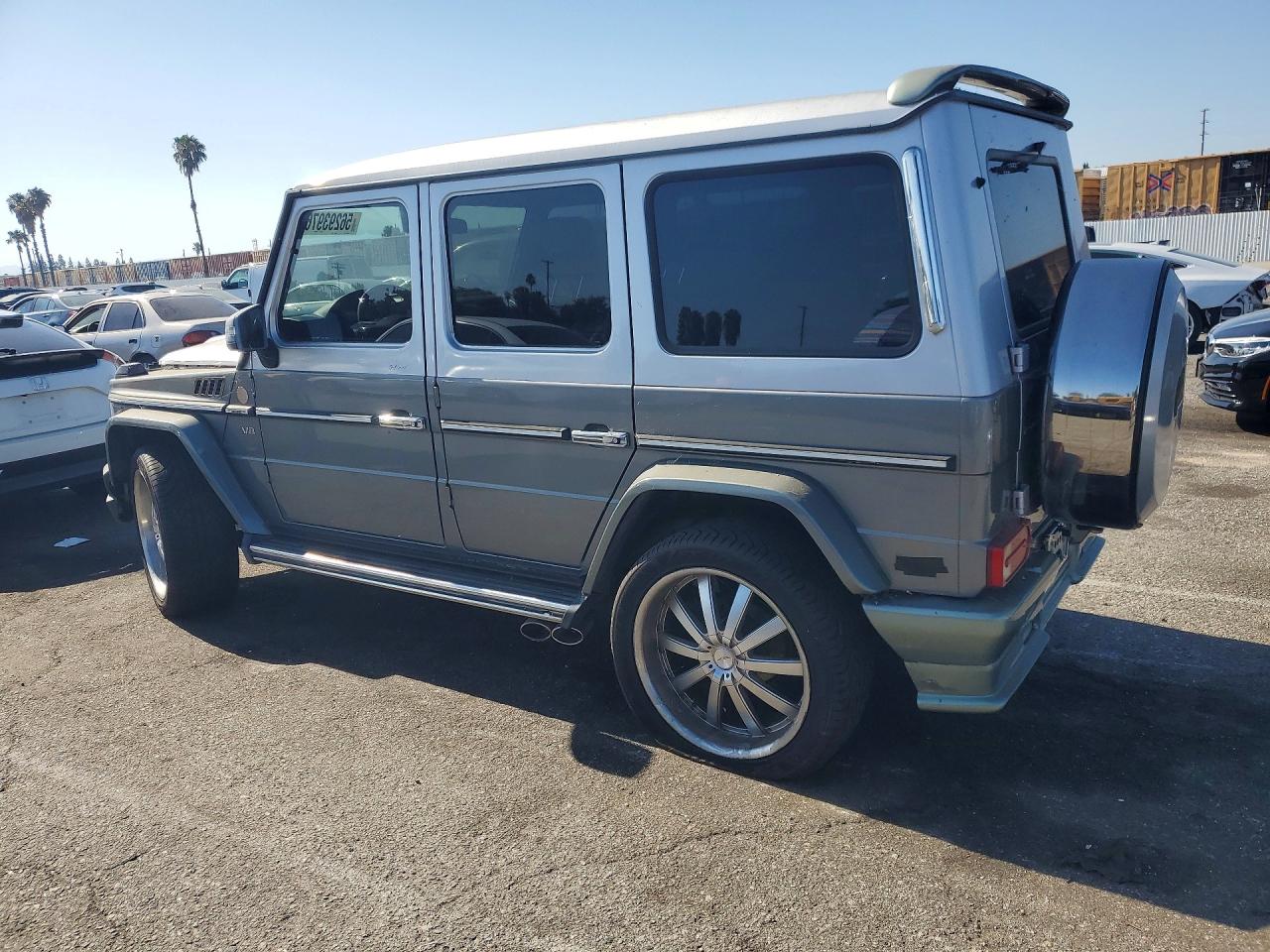 2002 Mercedes-benz G 500 Brabus Gray vin: WDCYR49E62X128102