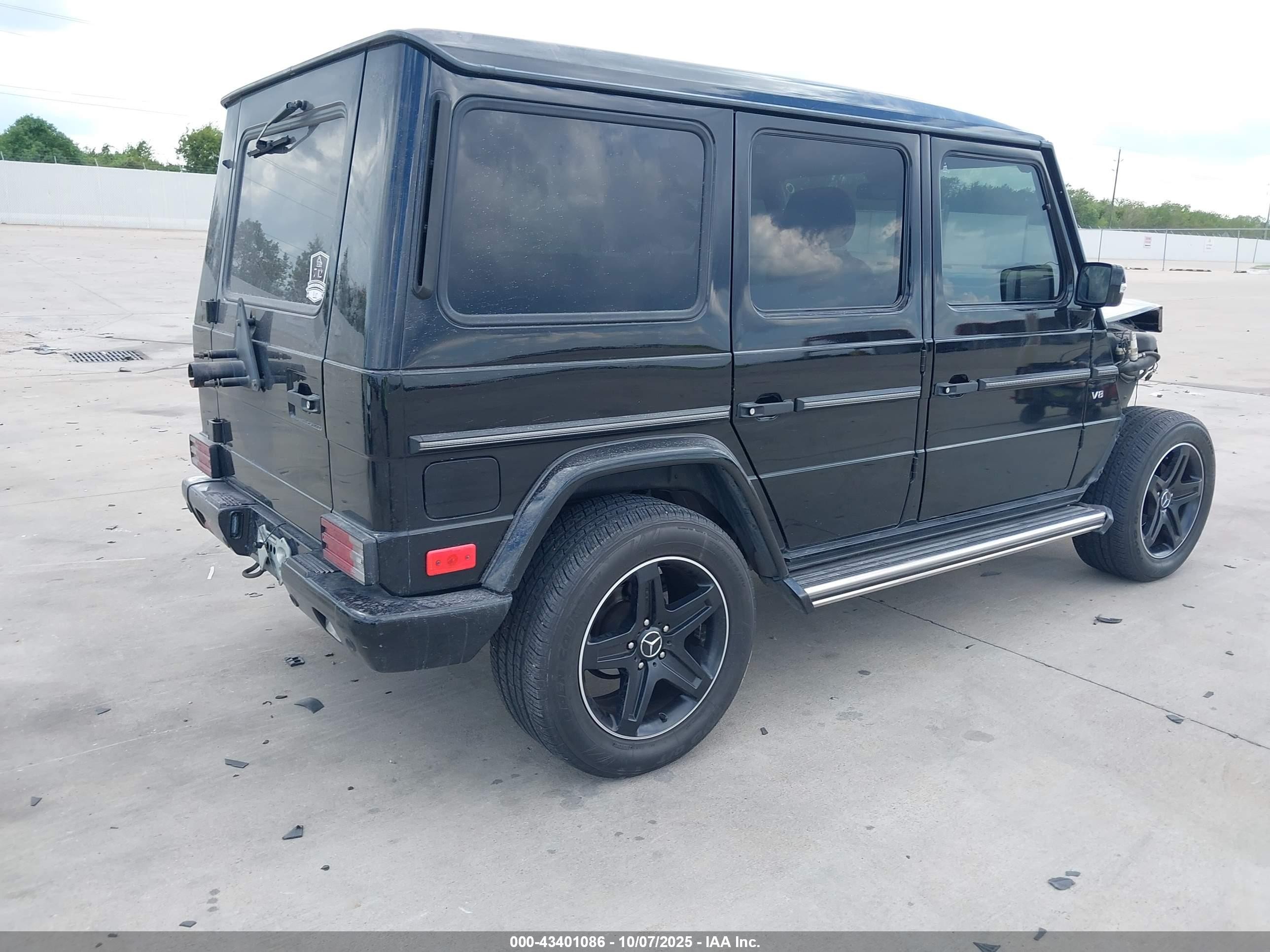 2005 Mercedes-benz G 500 4matic Black vin: WDCYR49E65X157135