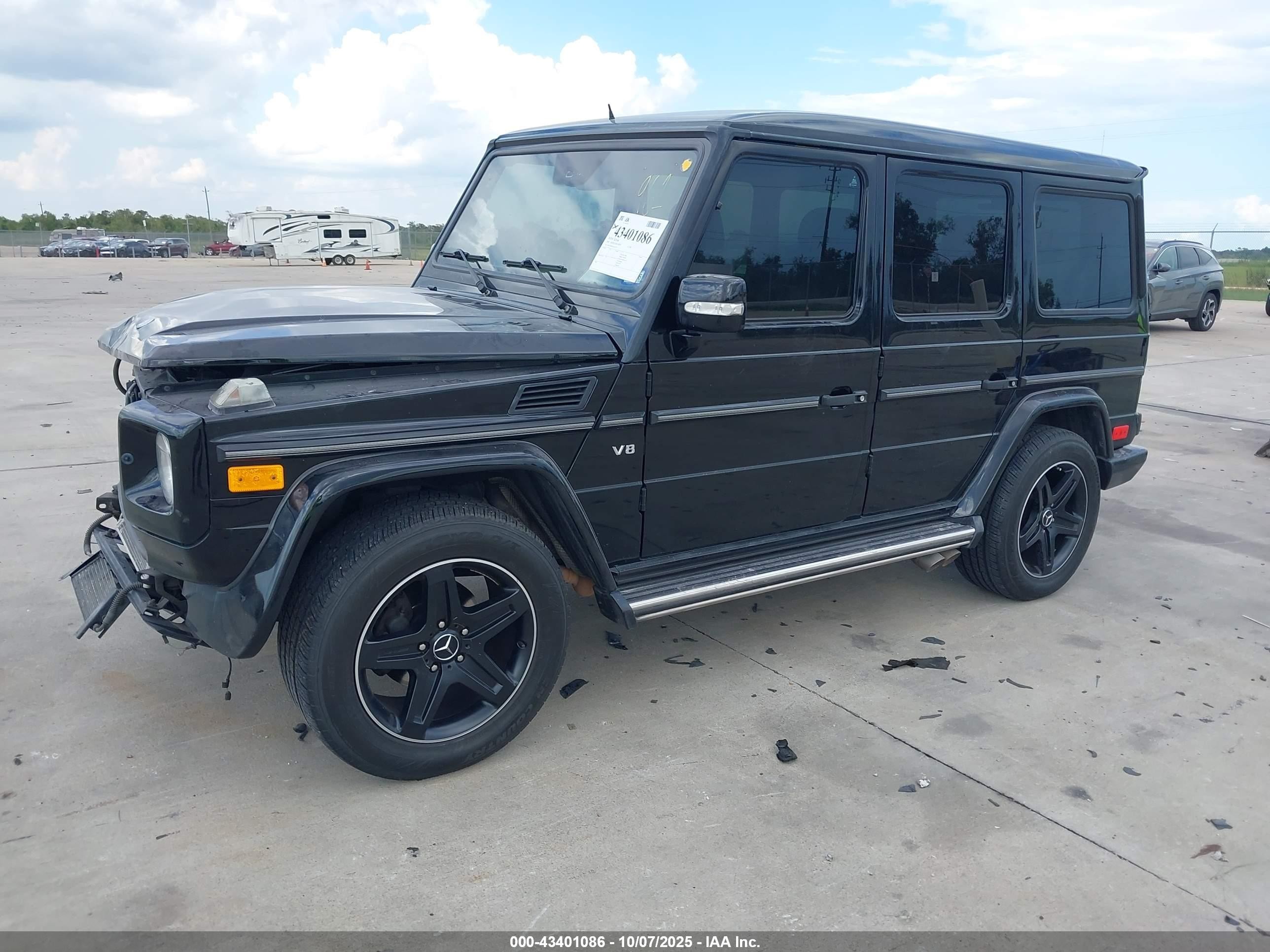 2005 Mercedes-benz G 500 4matic Black vin: WDCYR49E65X157135