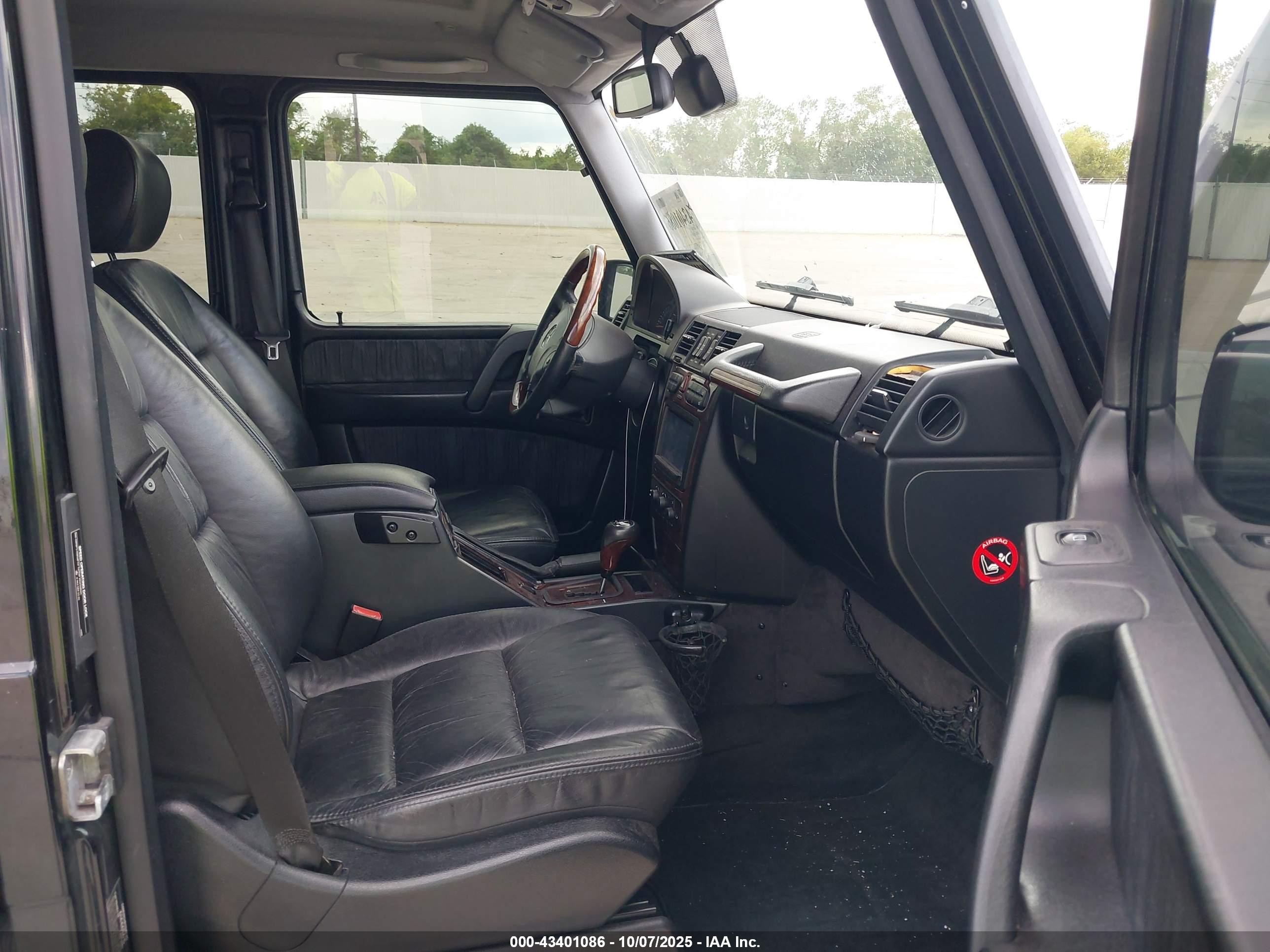 2005 Mercedes-benz G 500 4matic Black vin: WDCYR49E65X157135