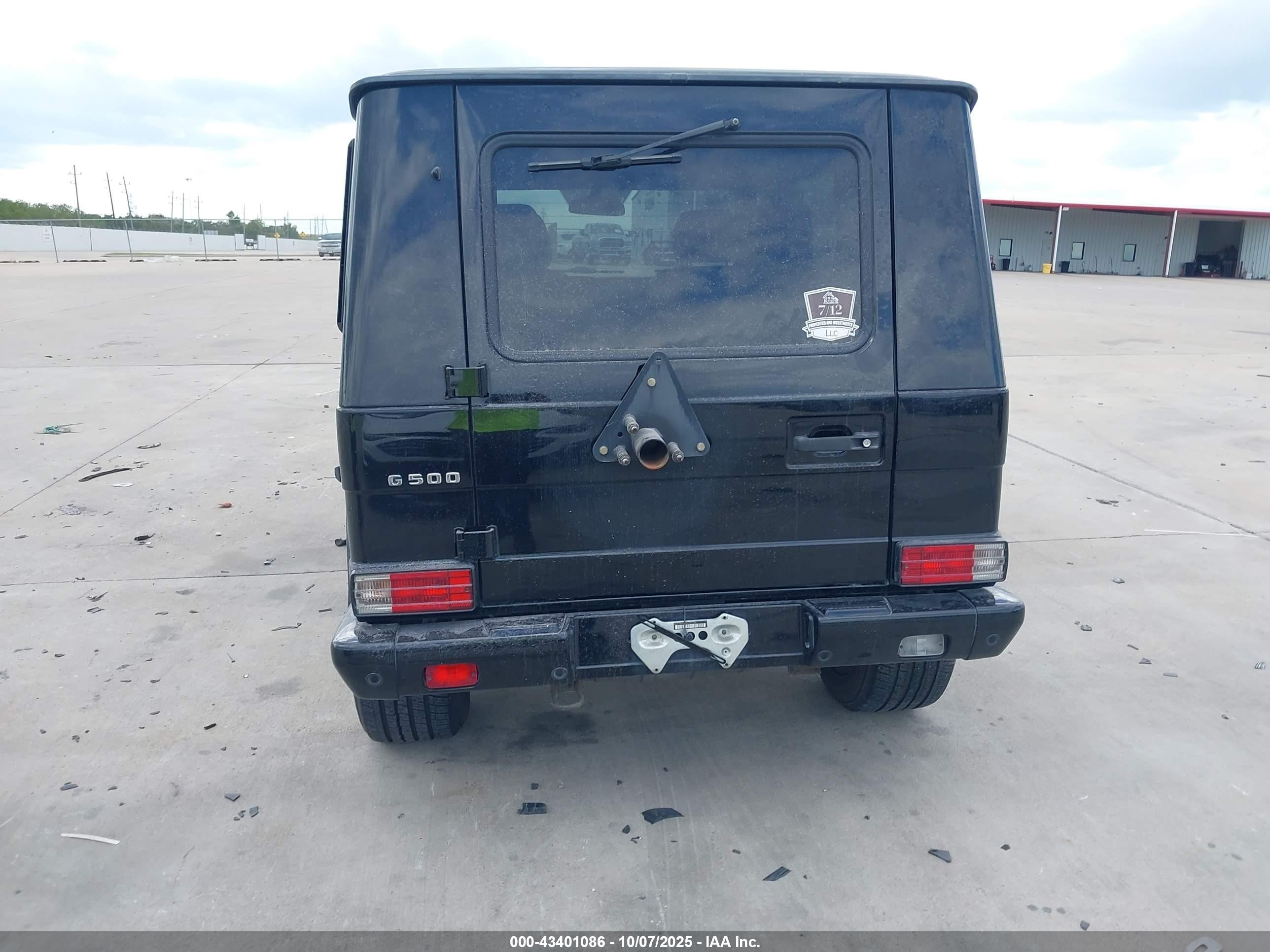 2005 Mercedes-benz G 500 4matic Black vin: WDCYR49E65X157135